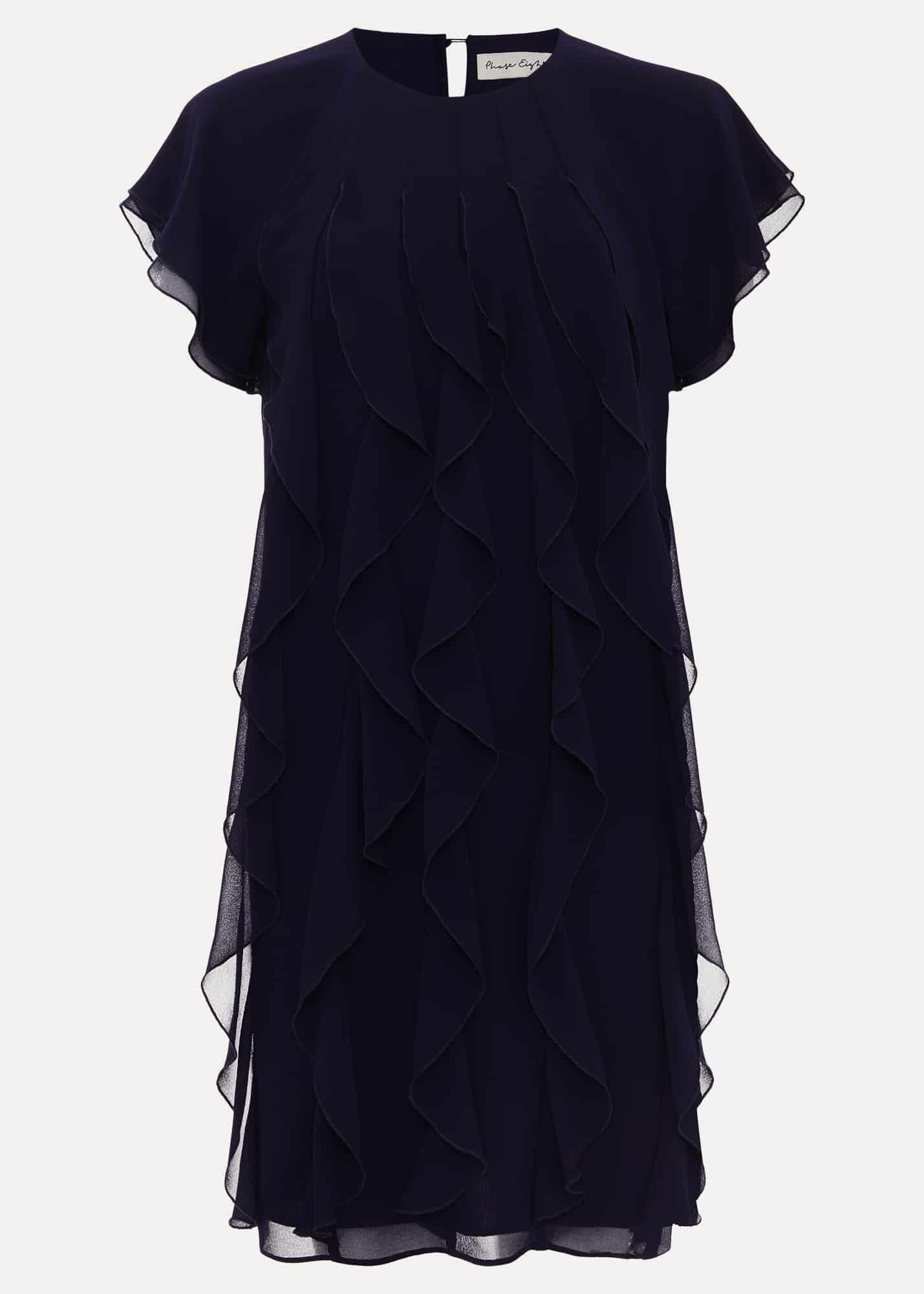 ${product-id}-Claudette Frill Dress-Navy-${view-type}
