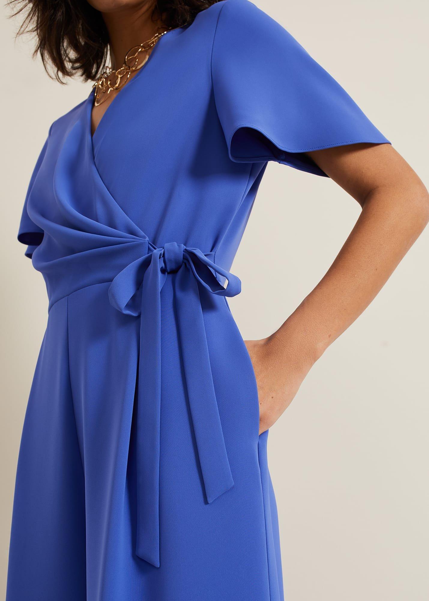 Julissa Blue Wide Leg Jumpsuit