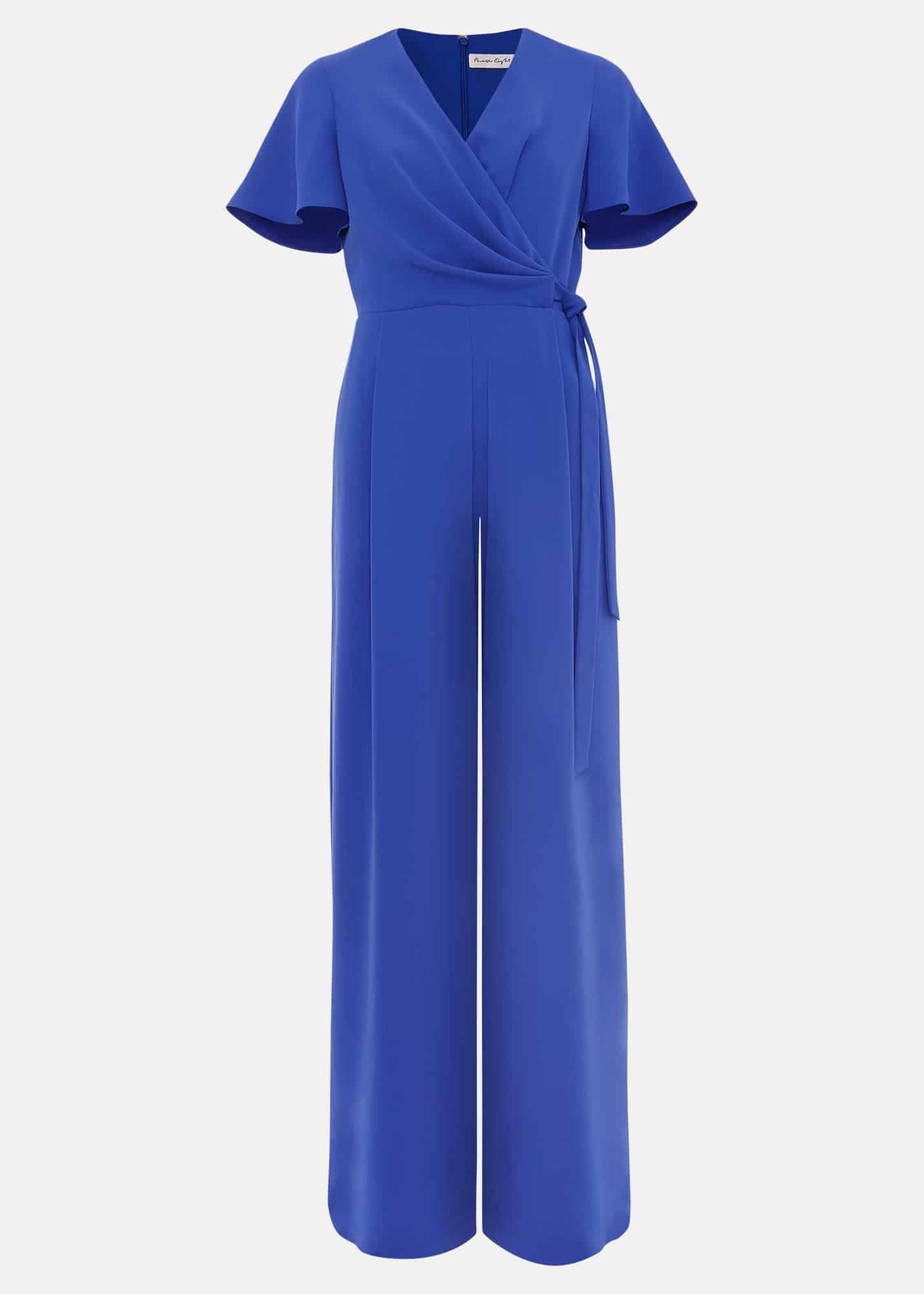 Julissa Blue Wide Leg Jumpsuit