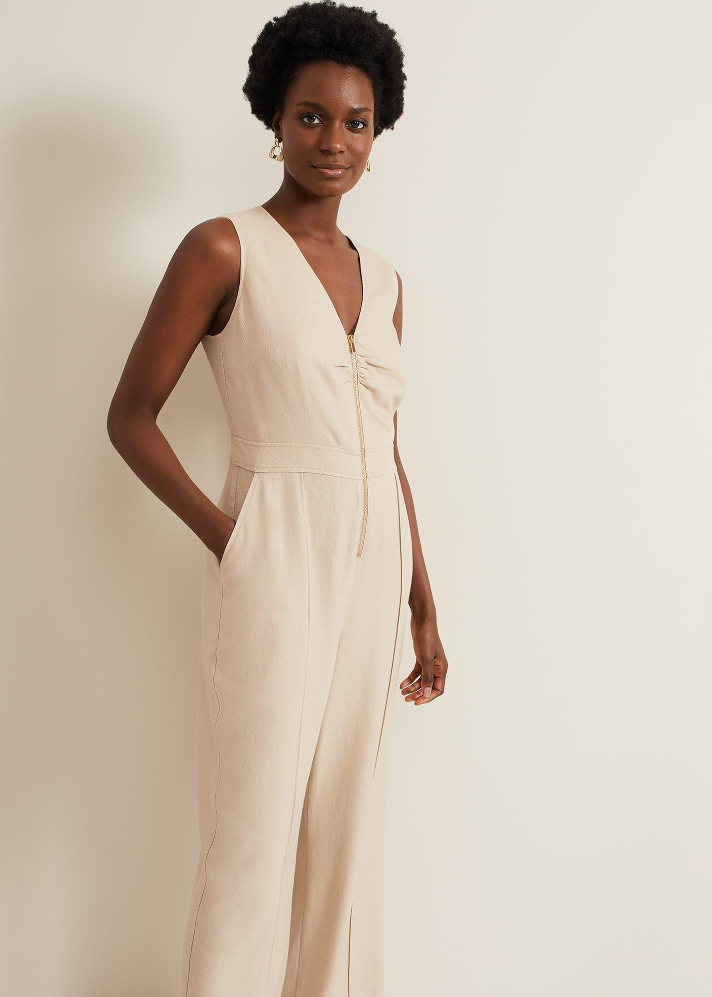 Fraya Zip Front Jumpsuit