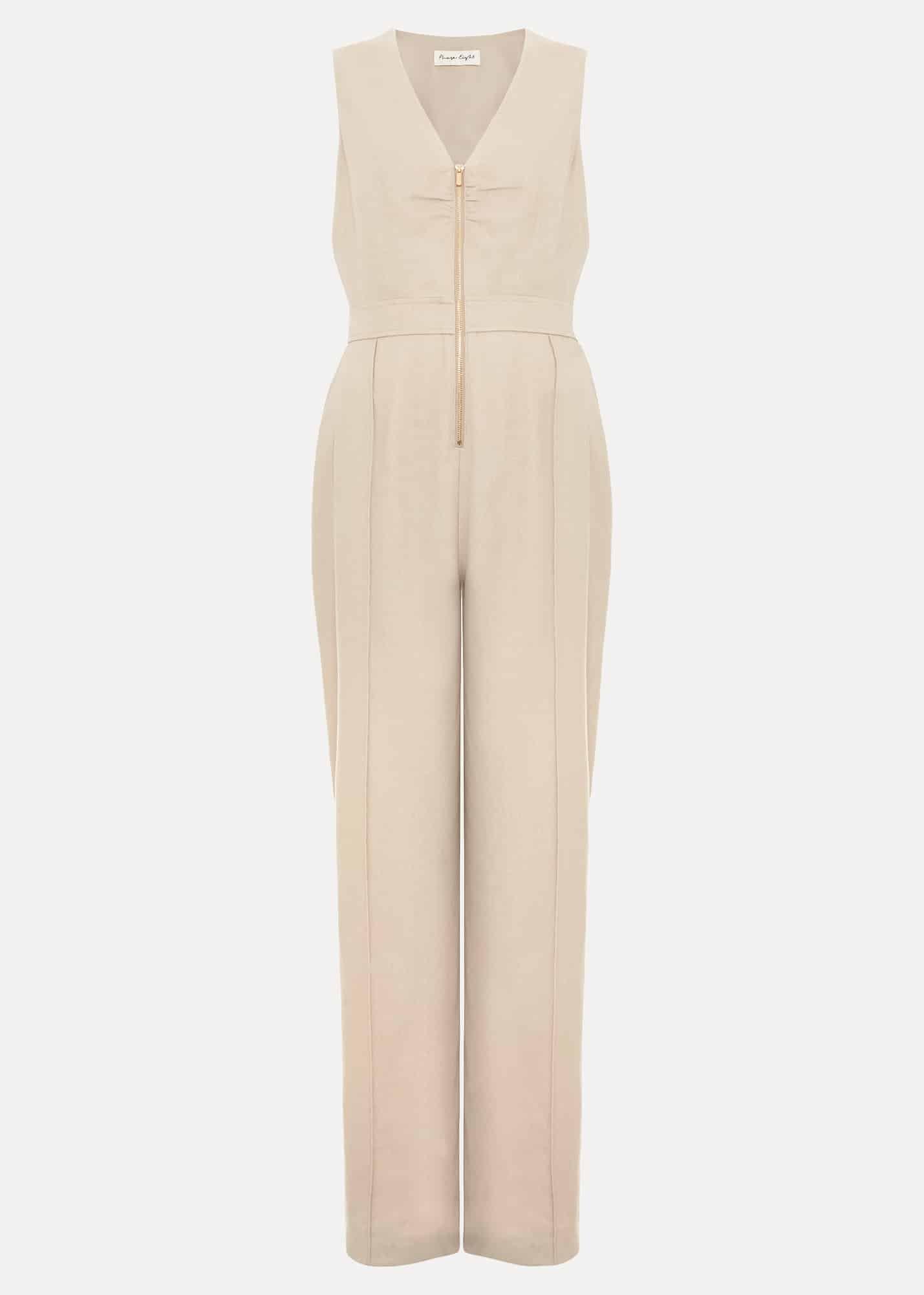 Fraya Zip Front Jumpsuit