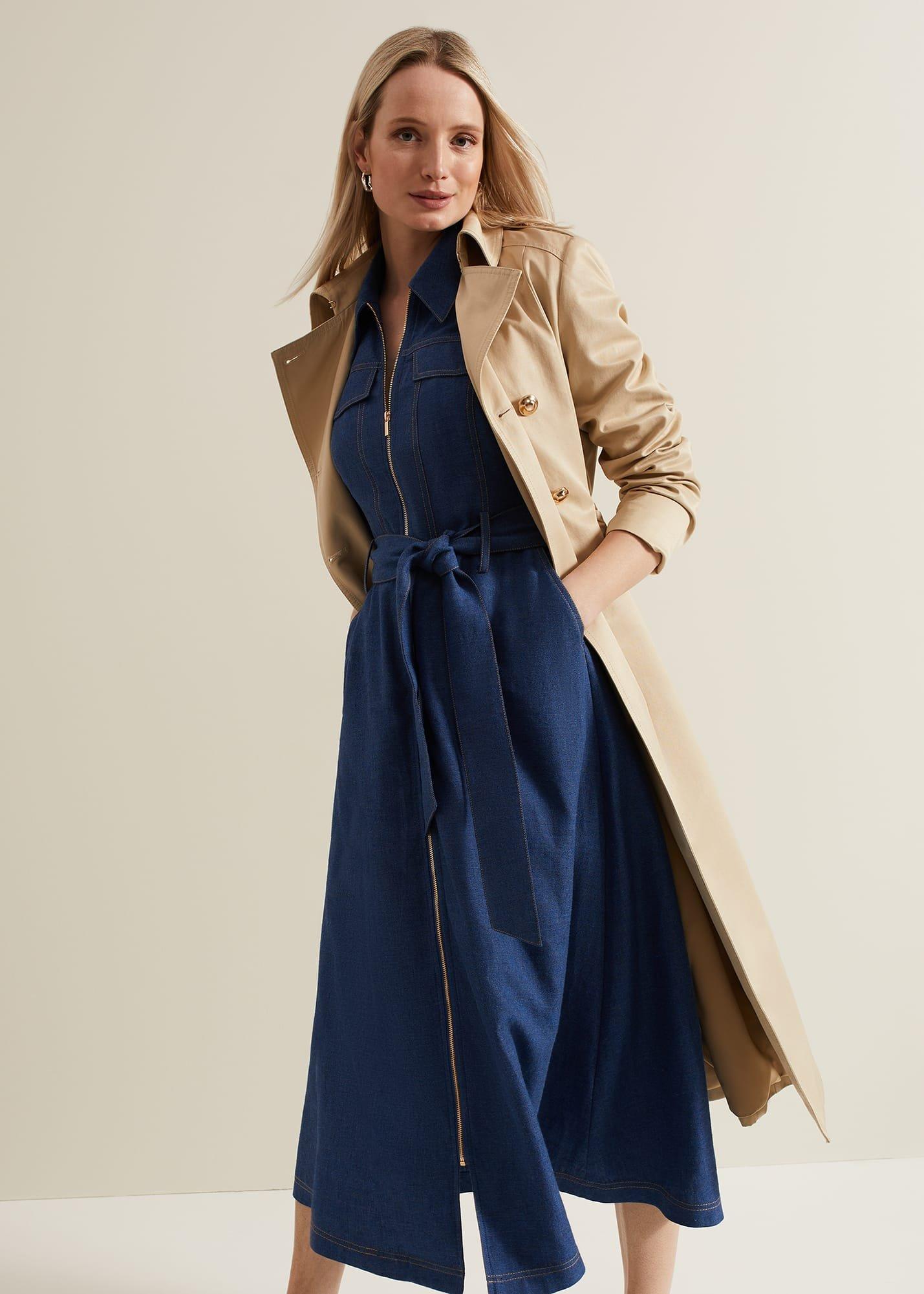 Luiza Denim Midi Dress