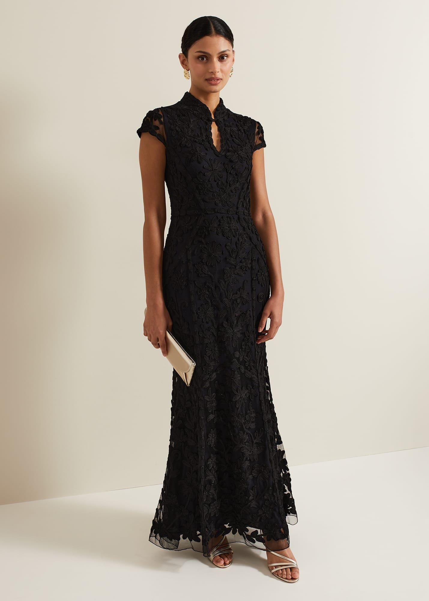 Wenda Tapework Maxi Dress