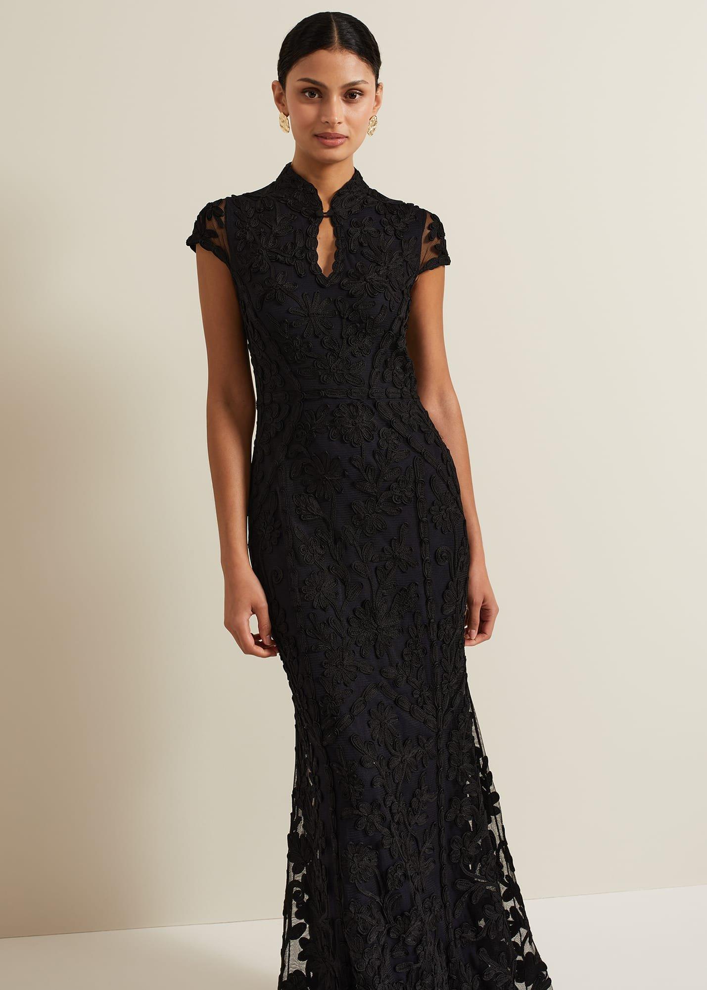 Wenda Tapework Maxi Dress
