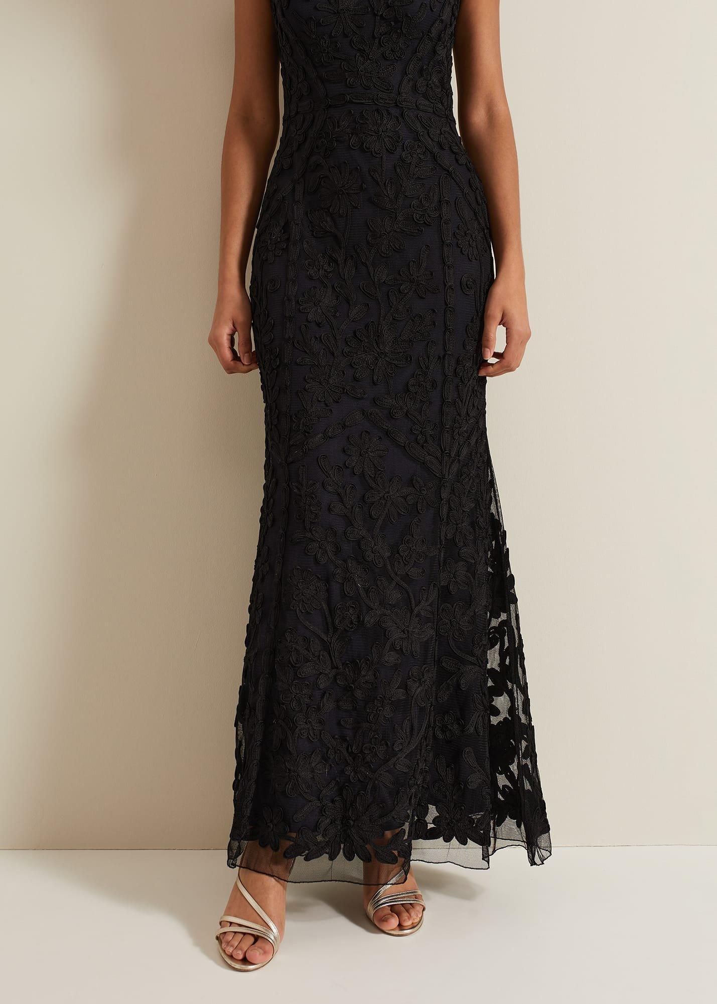 Wenda Tapework Maxi Dress