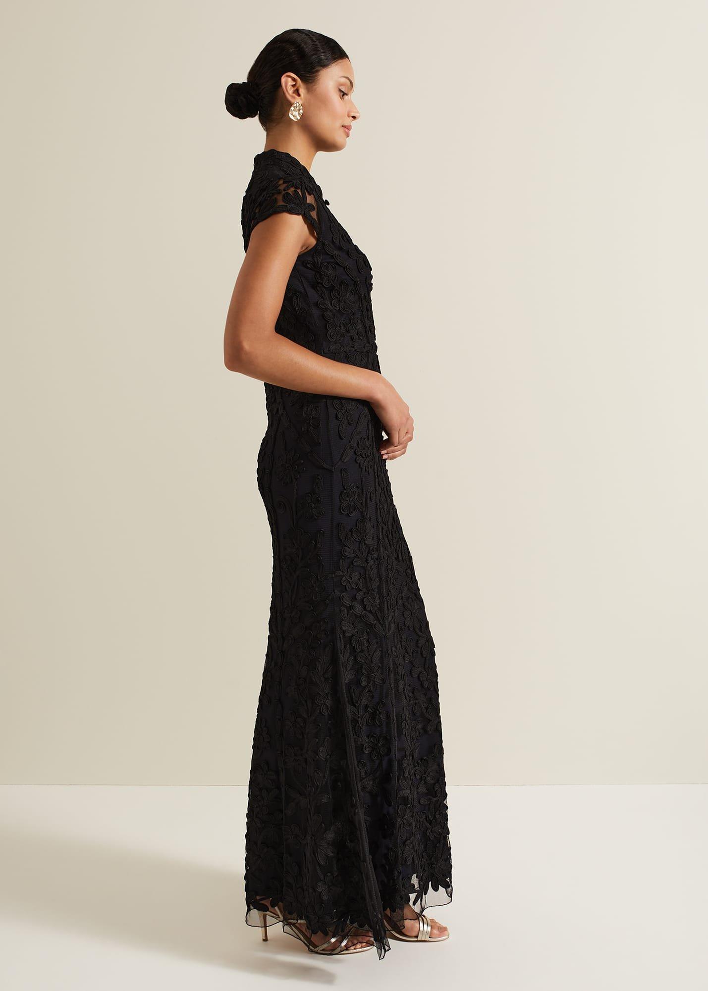 Wenda Tapework Maxi Dress