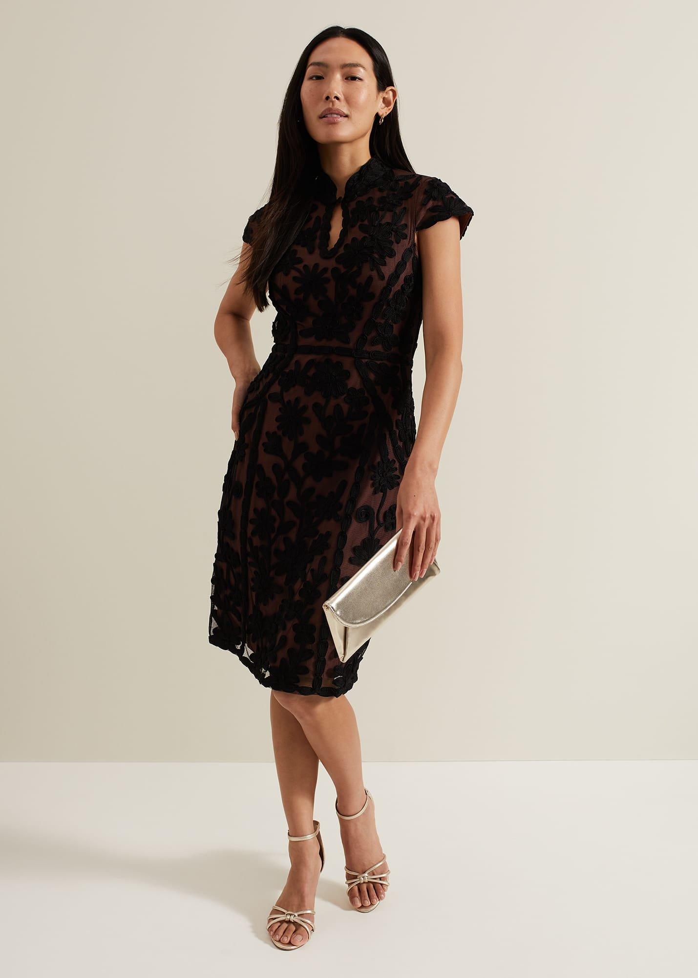 Edith Tapework Midi Dress