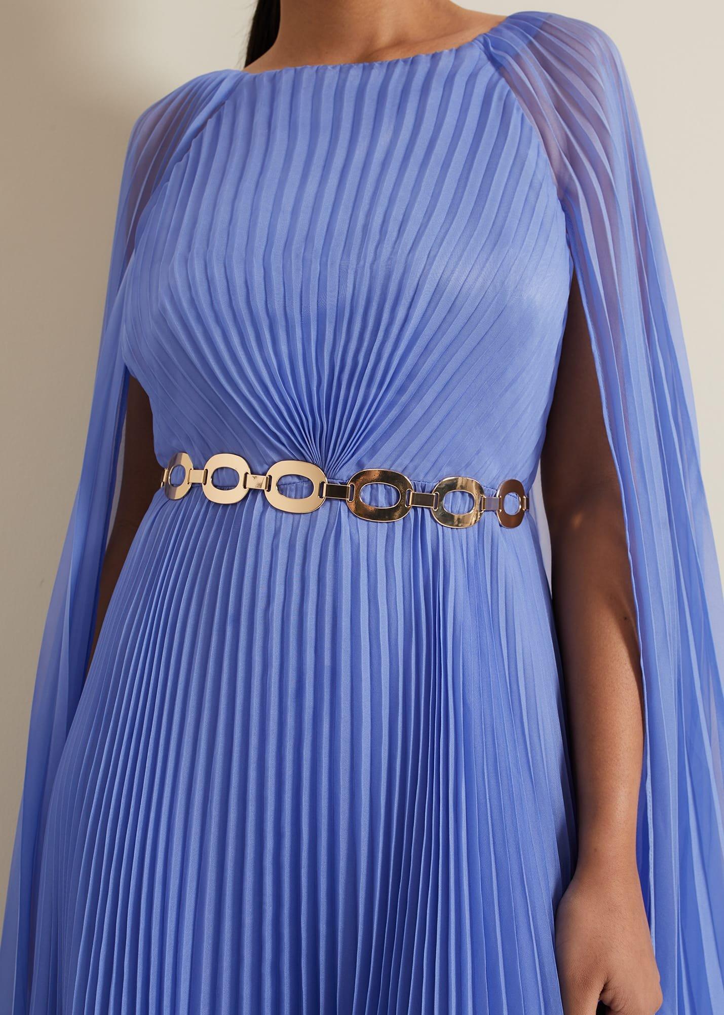 ${product-id}-Petite Marren Blue Chiffon Maxi Dress-Blue-${view-type}