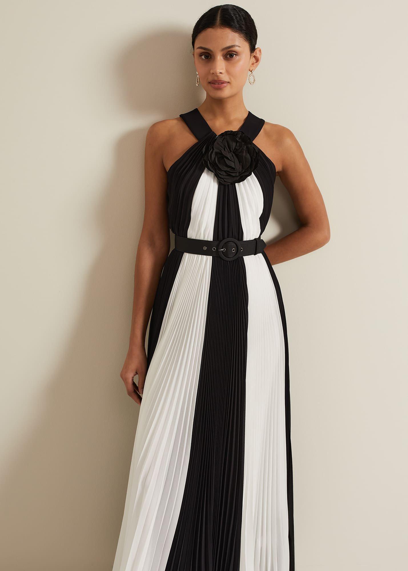 Taylor Pleated Maxi Dress
