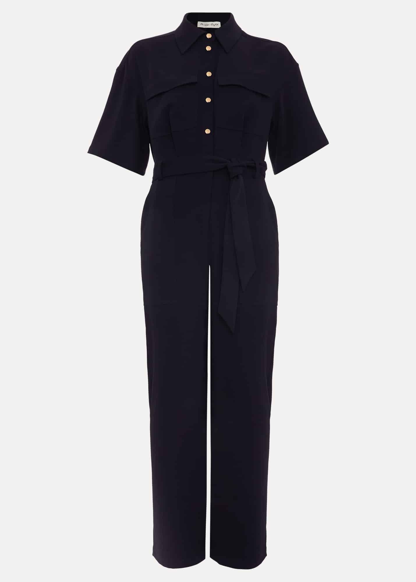 Tallulah Navy Utility Jumpsuit