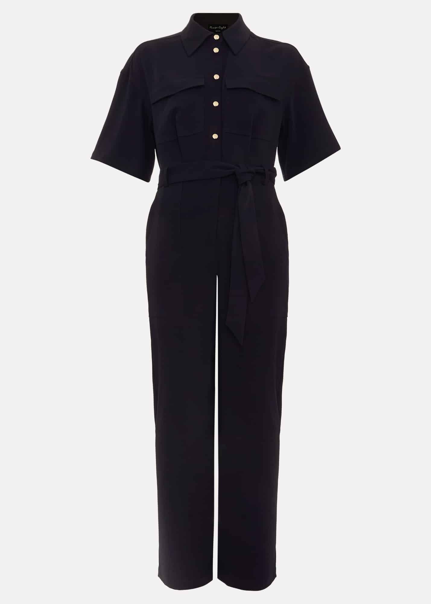 Petite Tallulah Navy Utility Jumpsuit