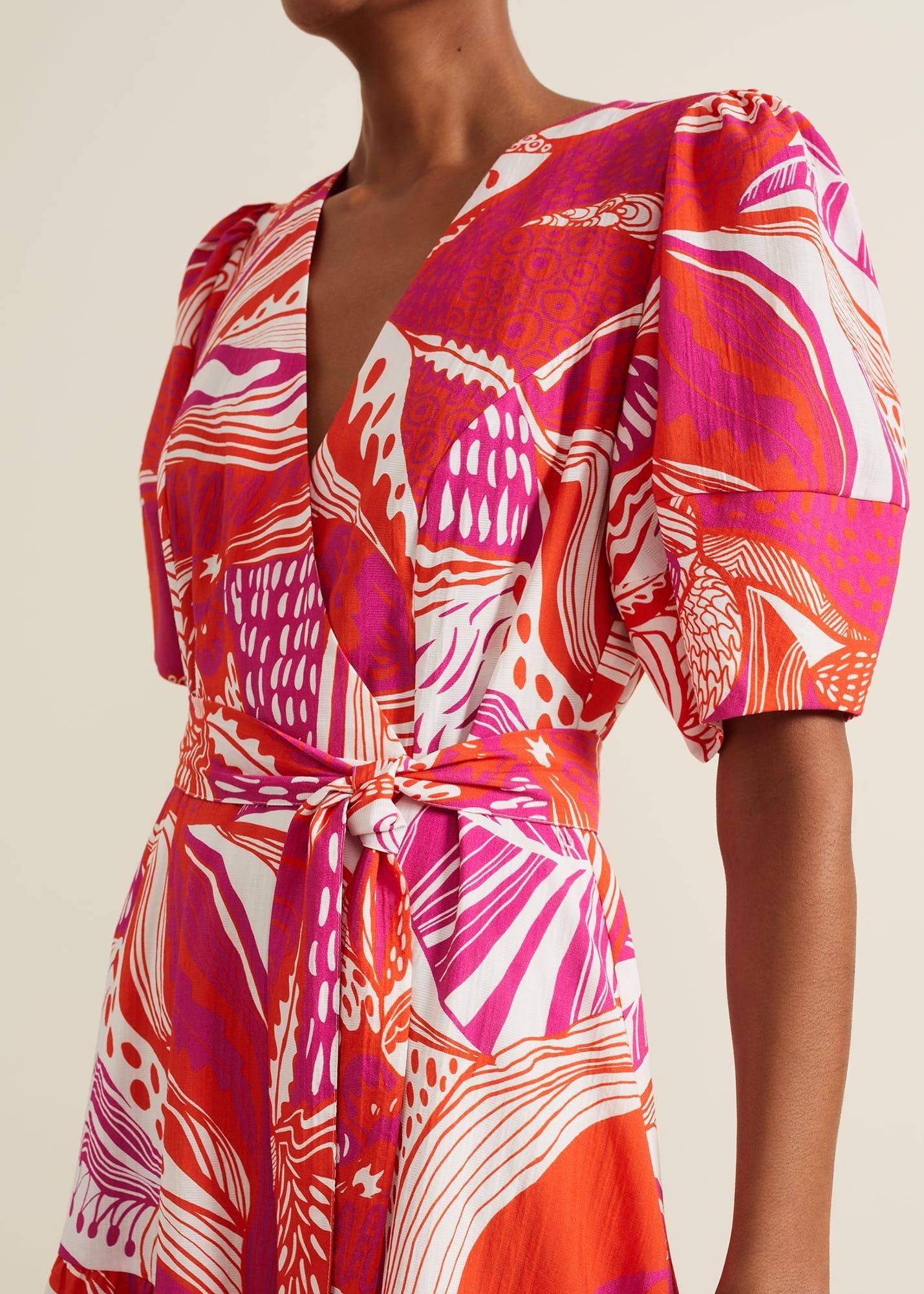Tilda Red Midi Dress
