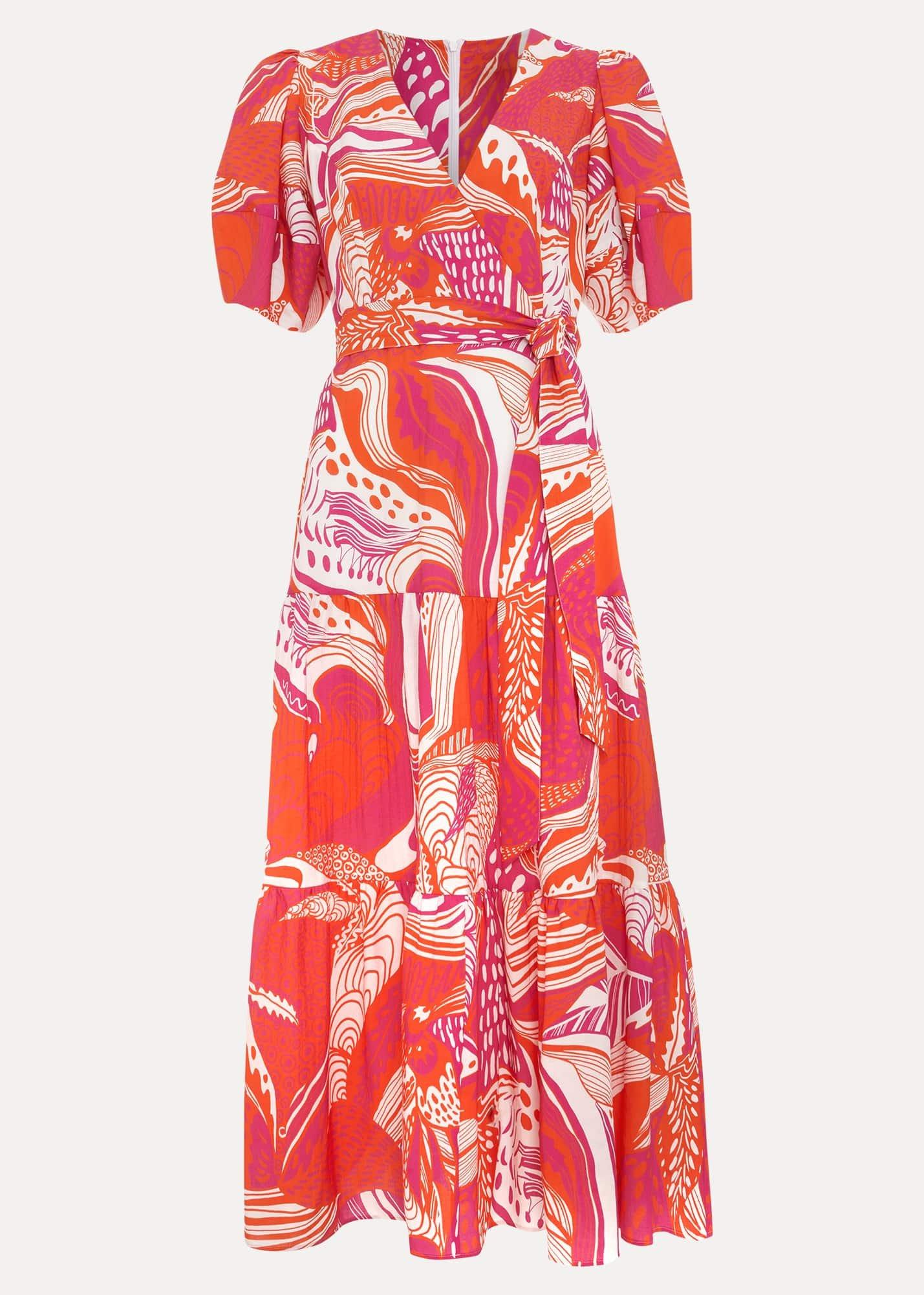 Tilda Red Midi Dress