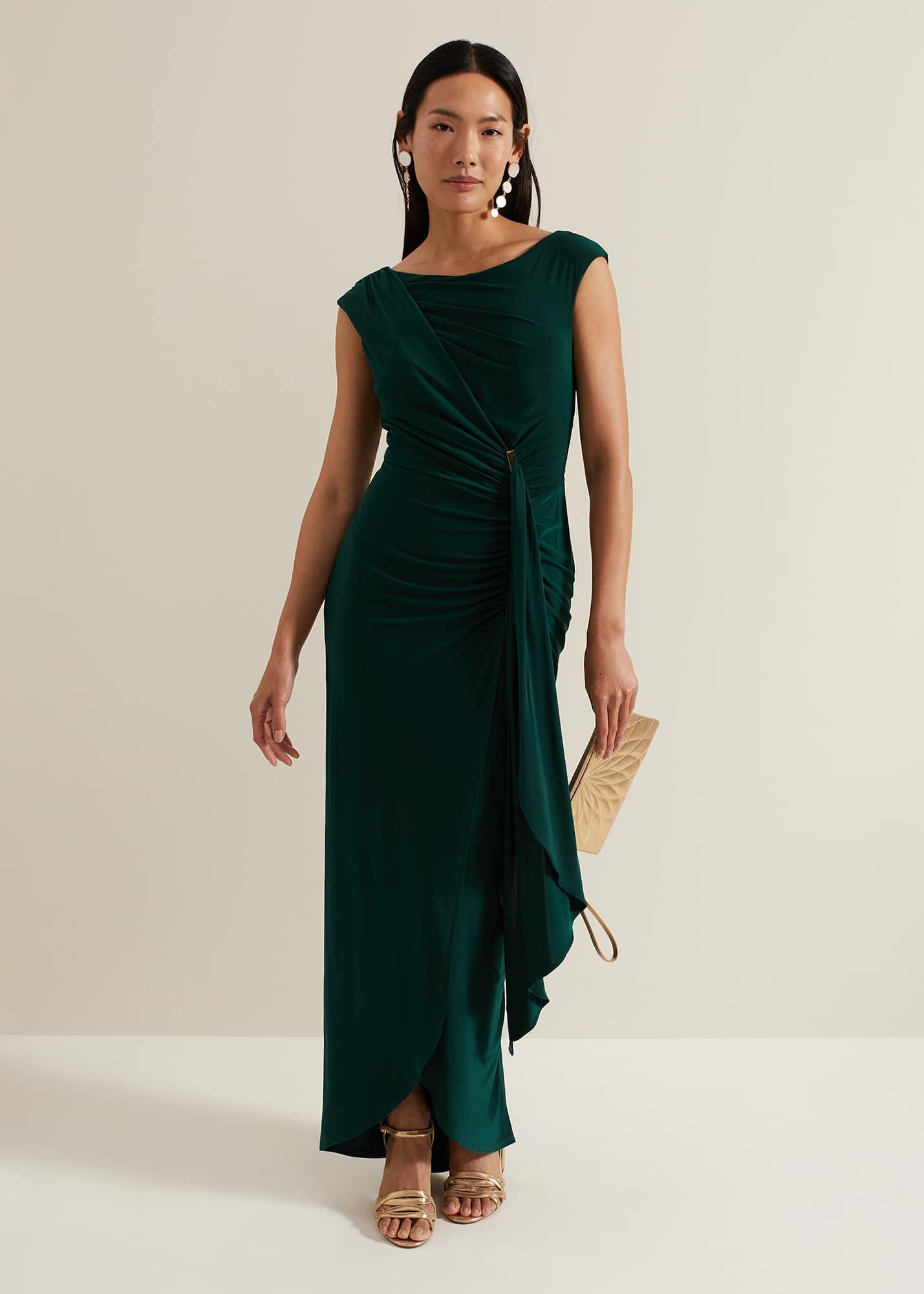 Donna Green Maxi Dress