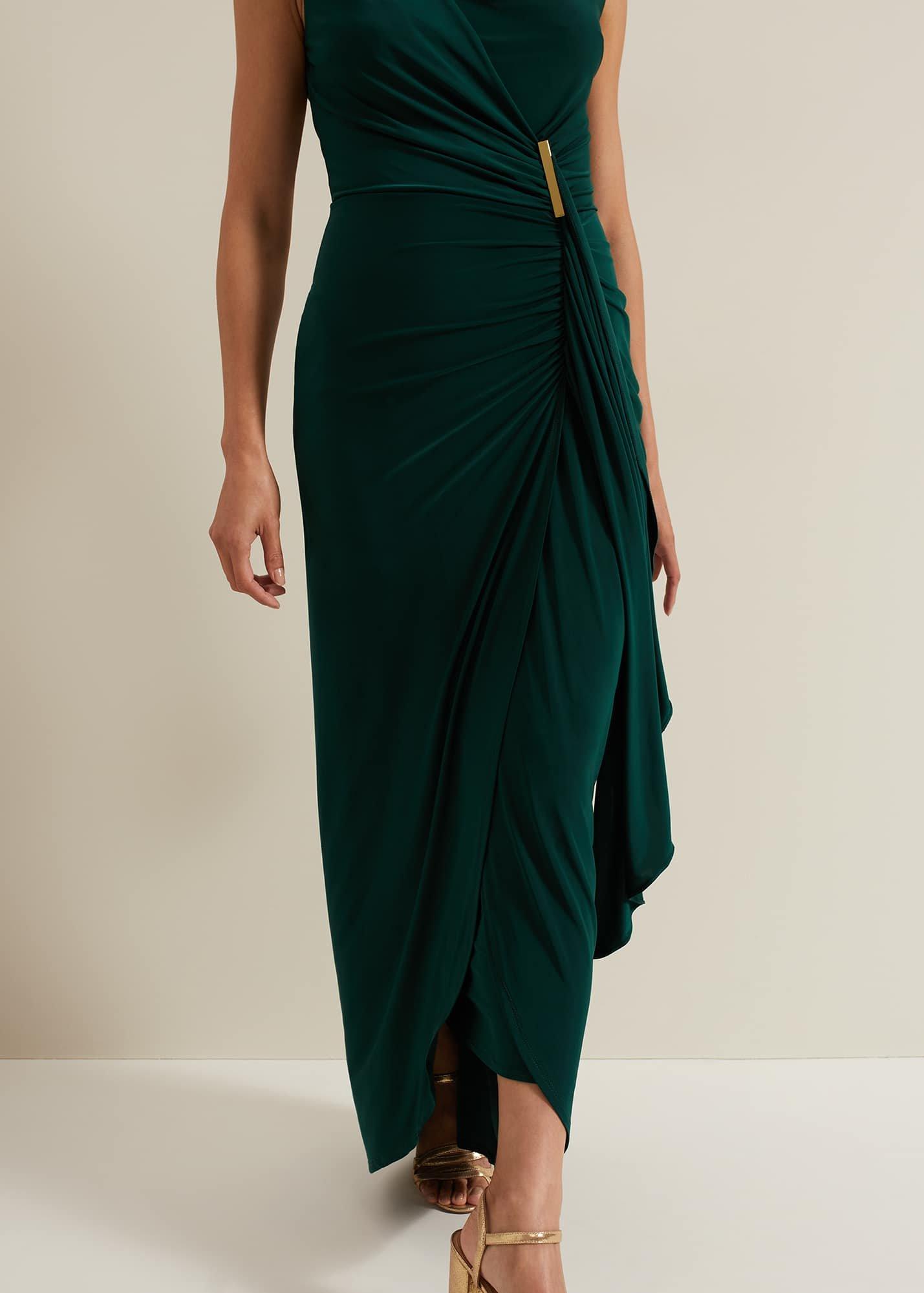 Donna Green Maxi Dress