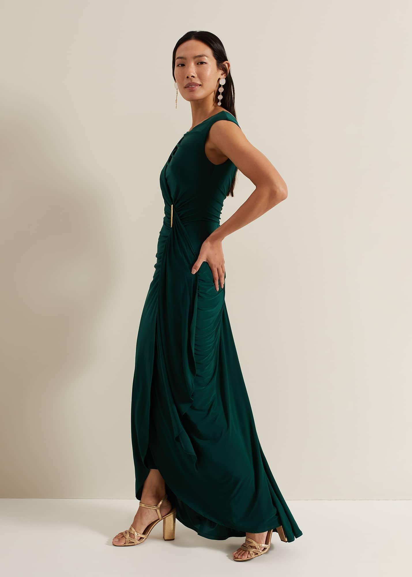 Donna Green Maxi Dress