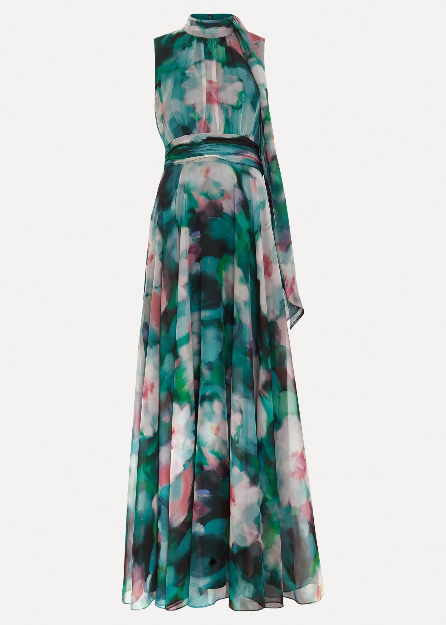 Lucinda Chiffon Print Maxi Dress