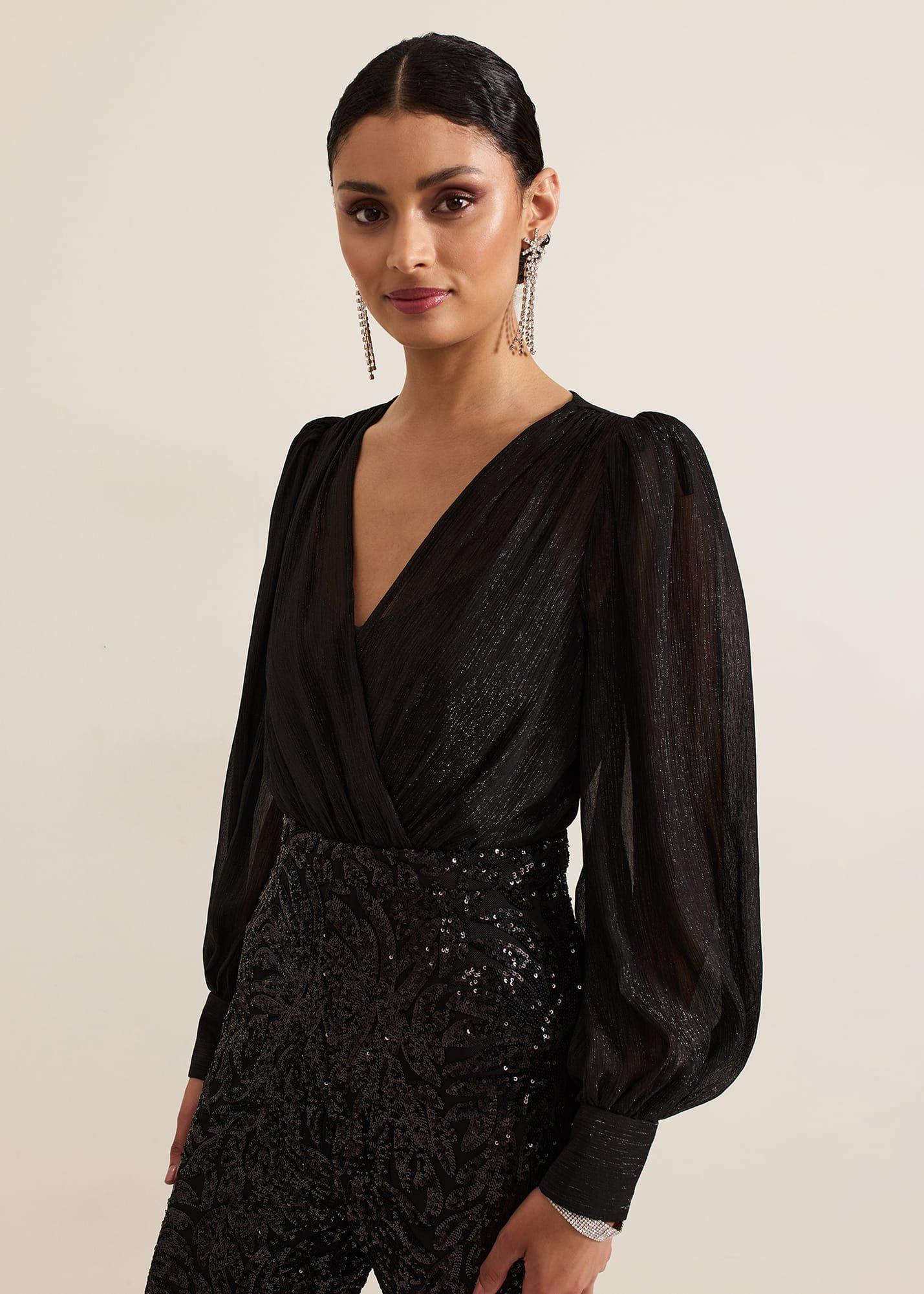${product-id}-Milena Black Sequin Jumpsuit-Black-${view-type}