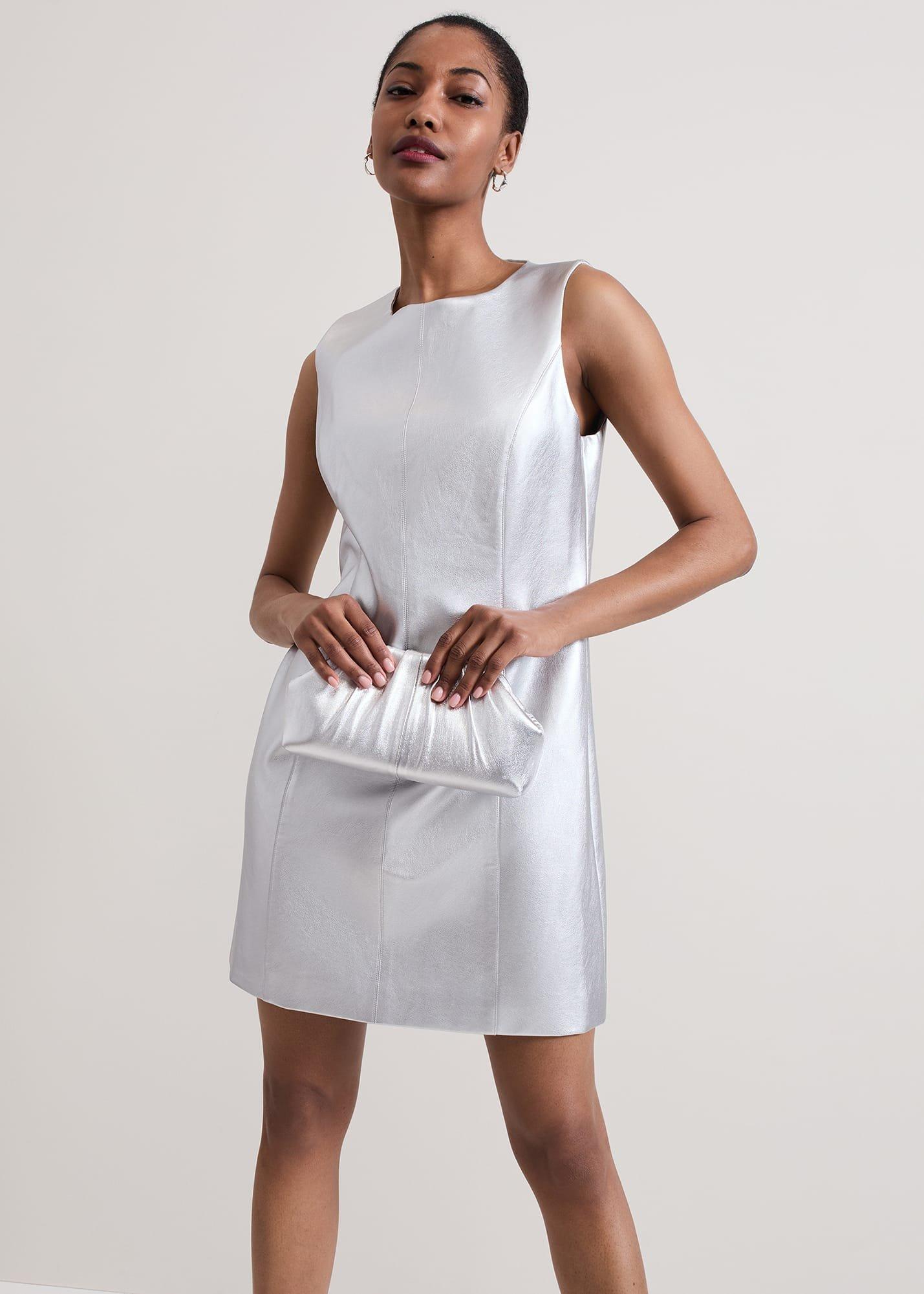 Ellora Silver Mini Dress