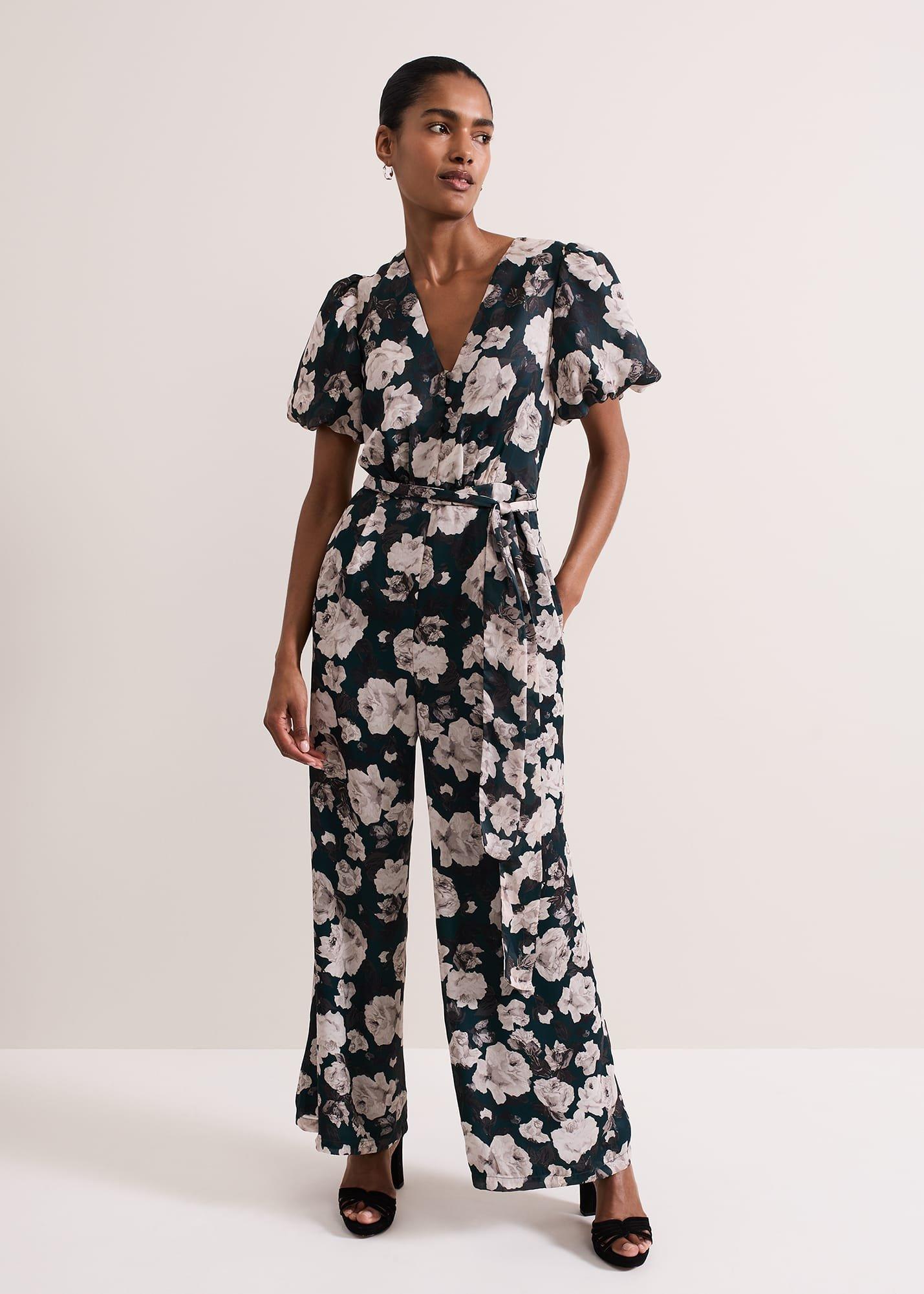 Myron Floral Wide Leg Jumpsuit