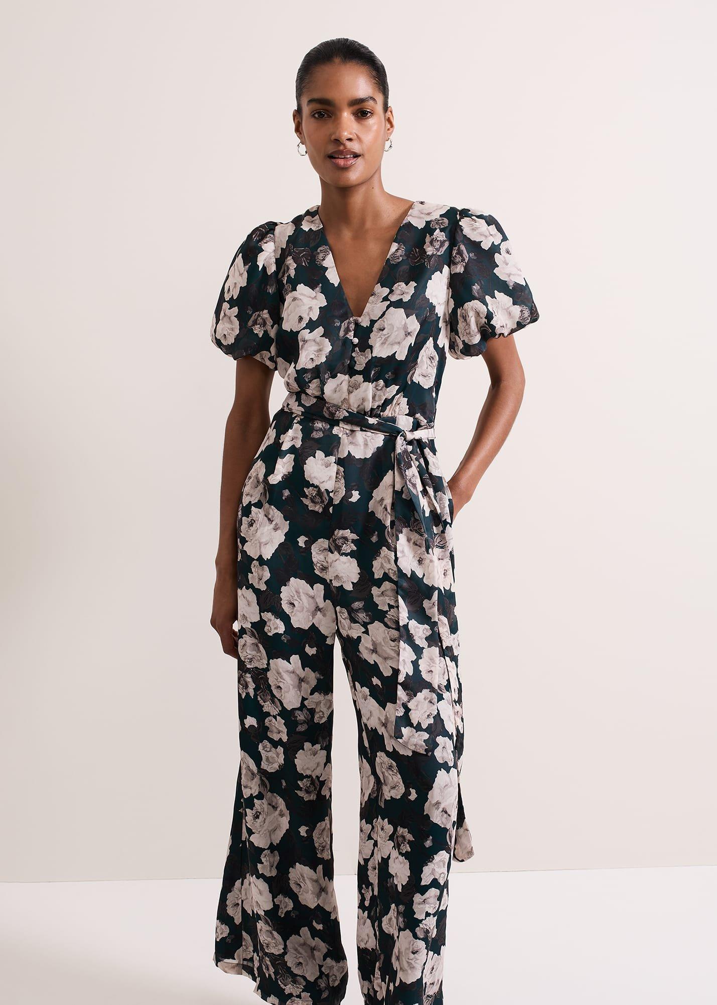 Myron Floral Wide Leg Jumpsuit