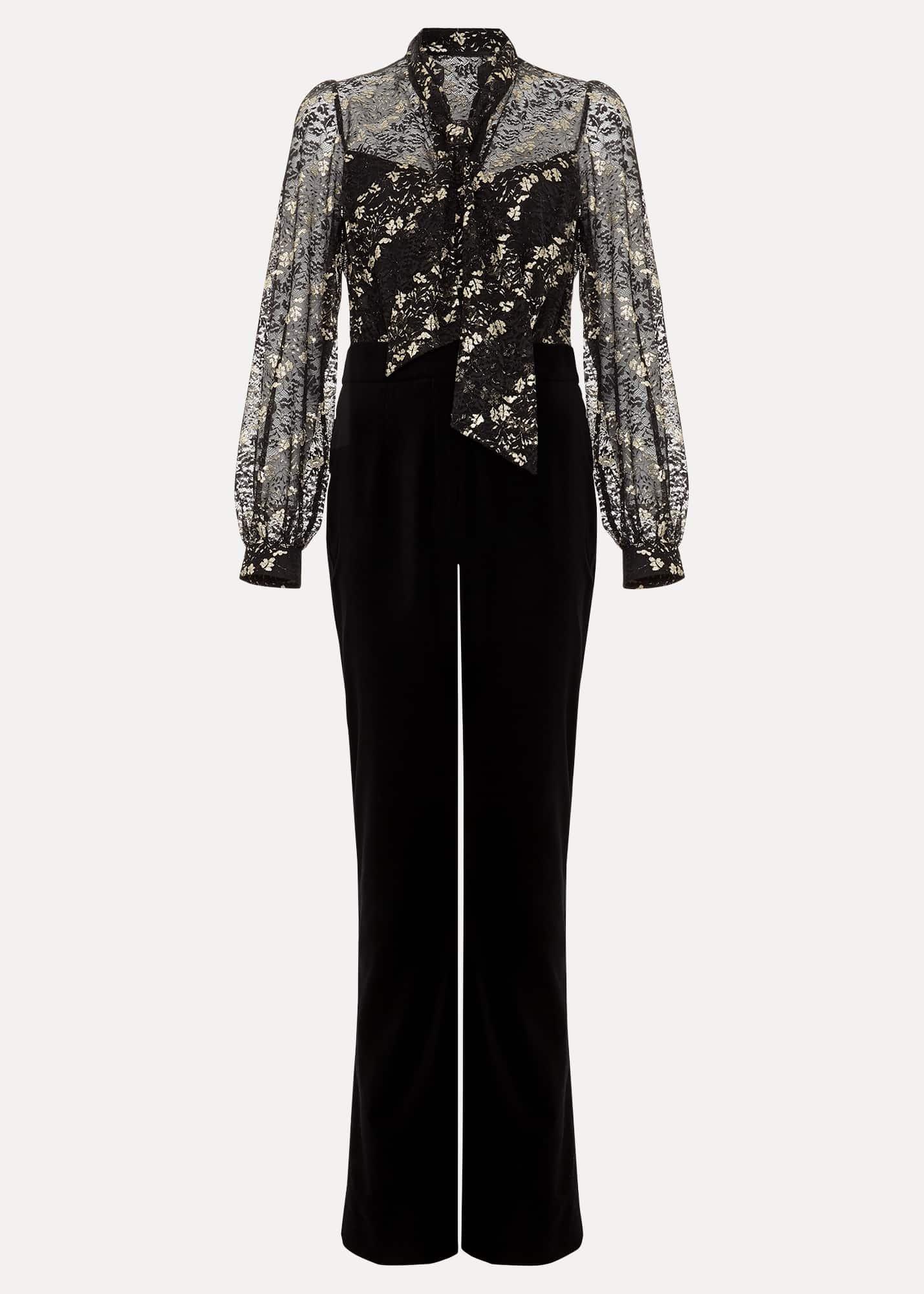 Morilla Lace Top Jumpsuit