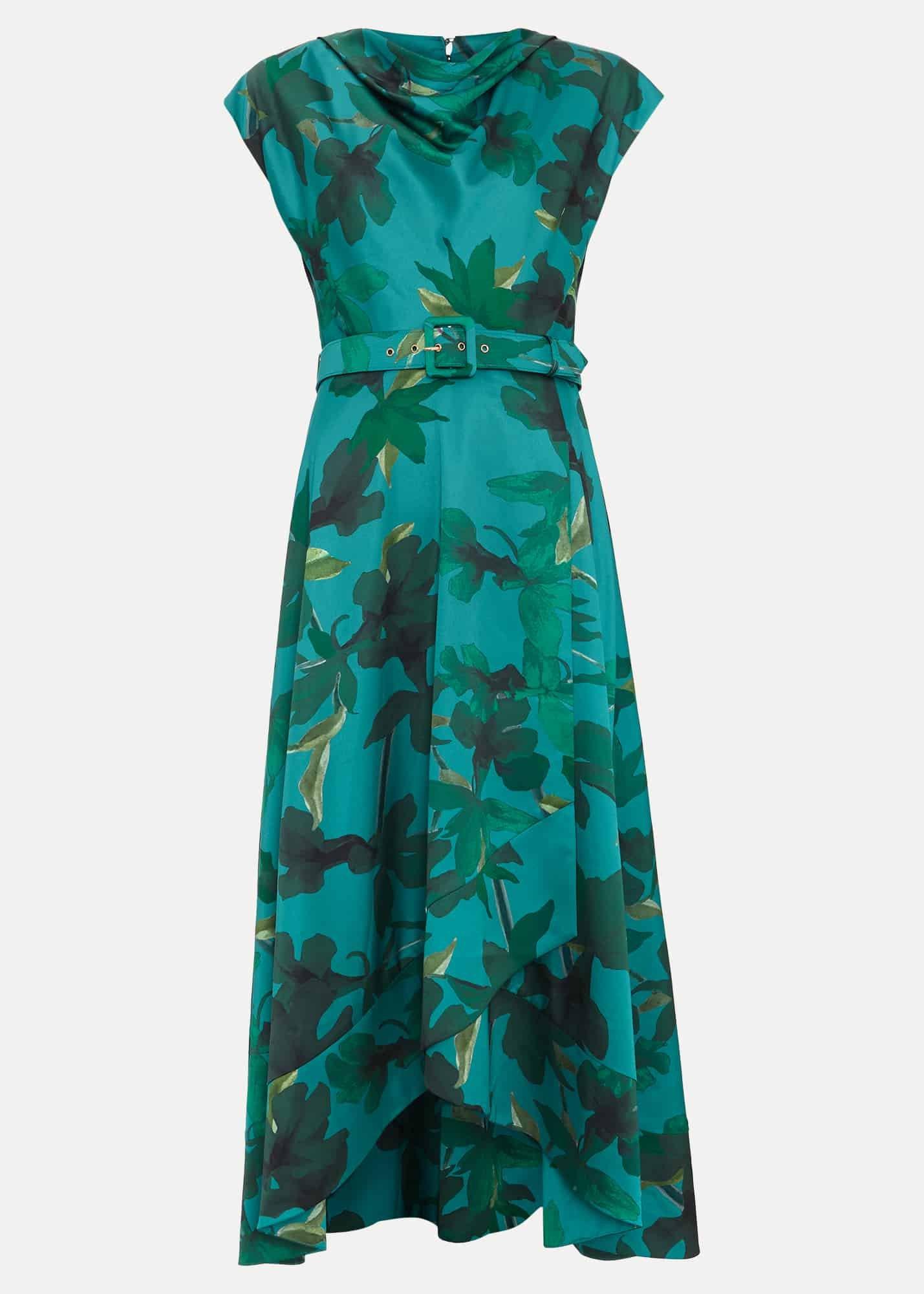 Sabrianna Print Midi Dress