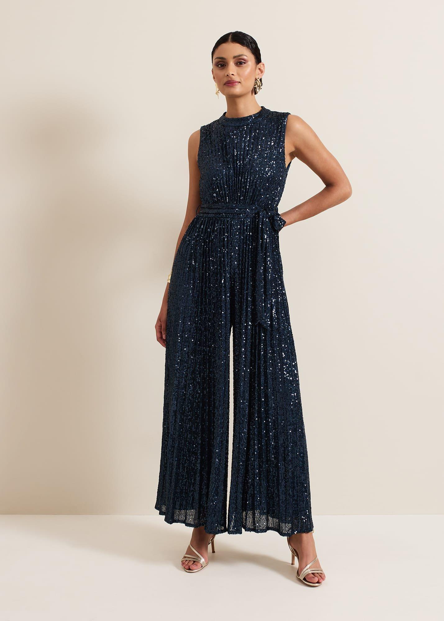 ${product-id}-Simara Teal Sequin Jumpsuit-Teal-${view-type}