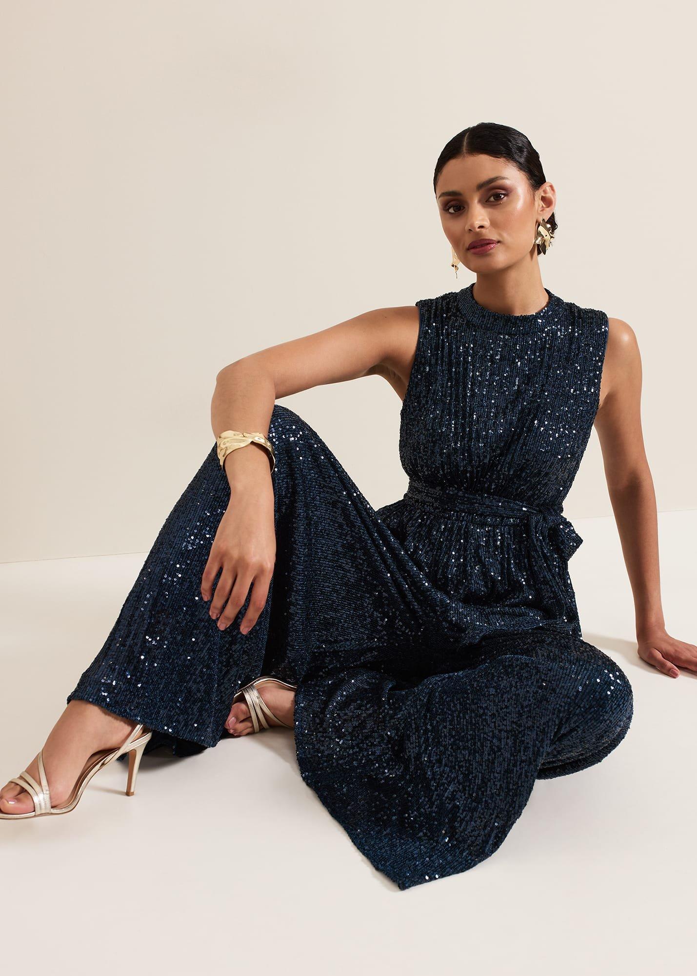 ${product-id}-Simara Teal Sequin Jumpsuit-Teal-${view-type}