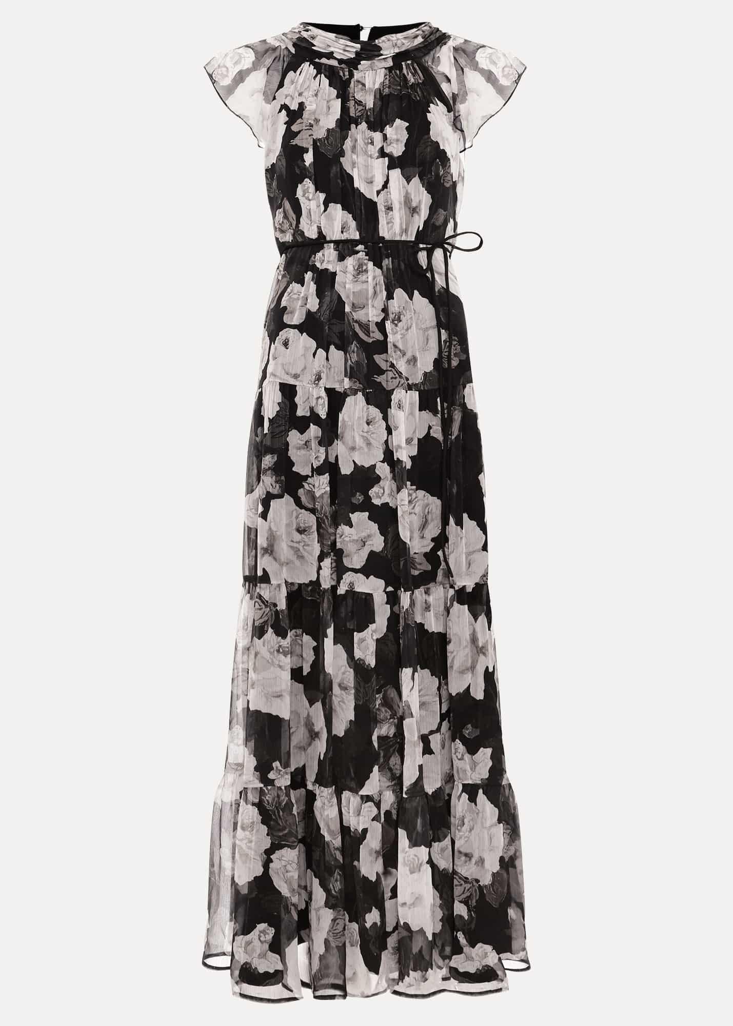 Jordine Floral Print Midaxi Dress