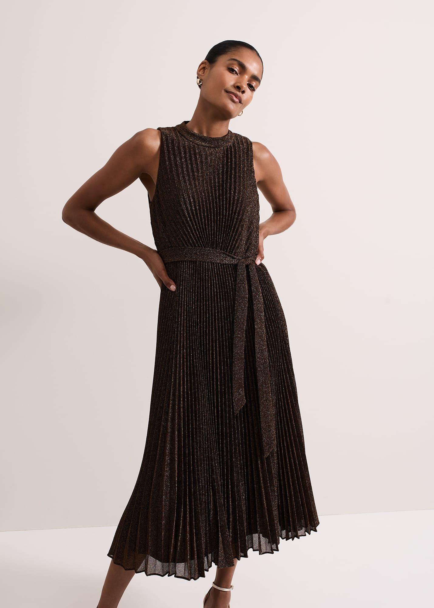 ${product-id}-Simara Sparkle Pleat Dress-Multi-Coloured-${view-type}