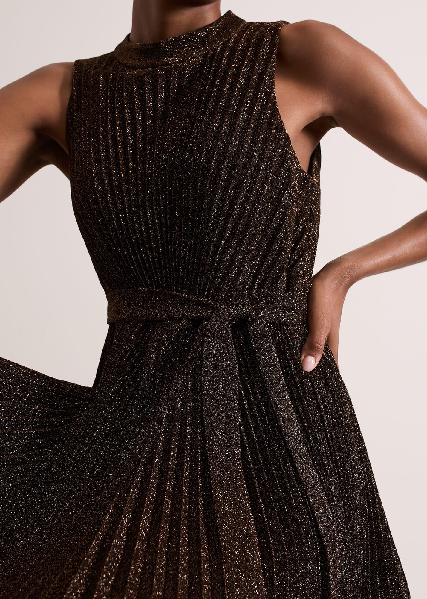 ${product-id}-Simara Sparkle Pleat Dress-Multi-Coloured-${view-type}
