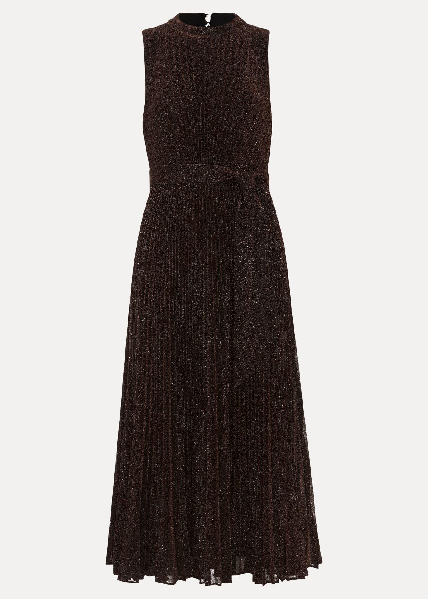 Simara Sparkle Pleat Dress