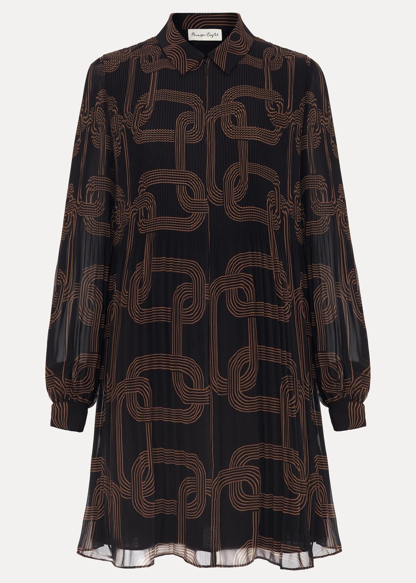 Ella Black Chain Swing Dress