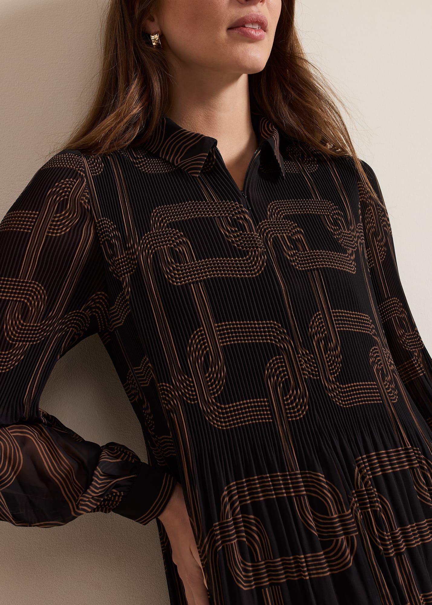 petite-ella-black-chain-swing-dress