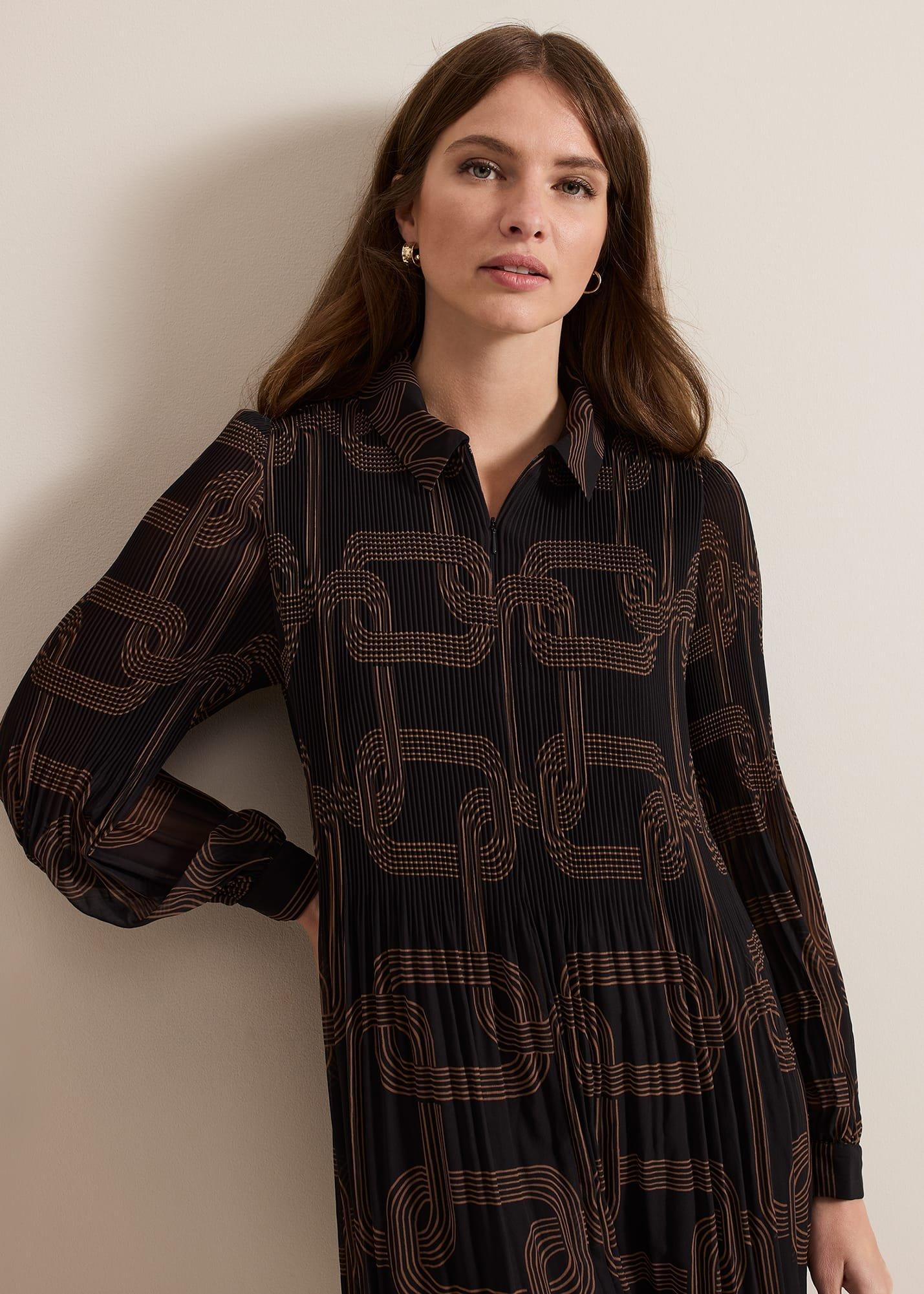 petite-ella-black-chain-swing-dress