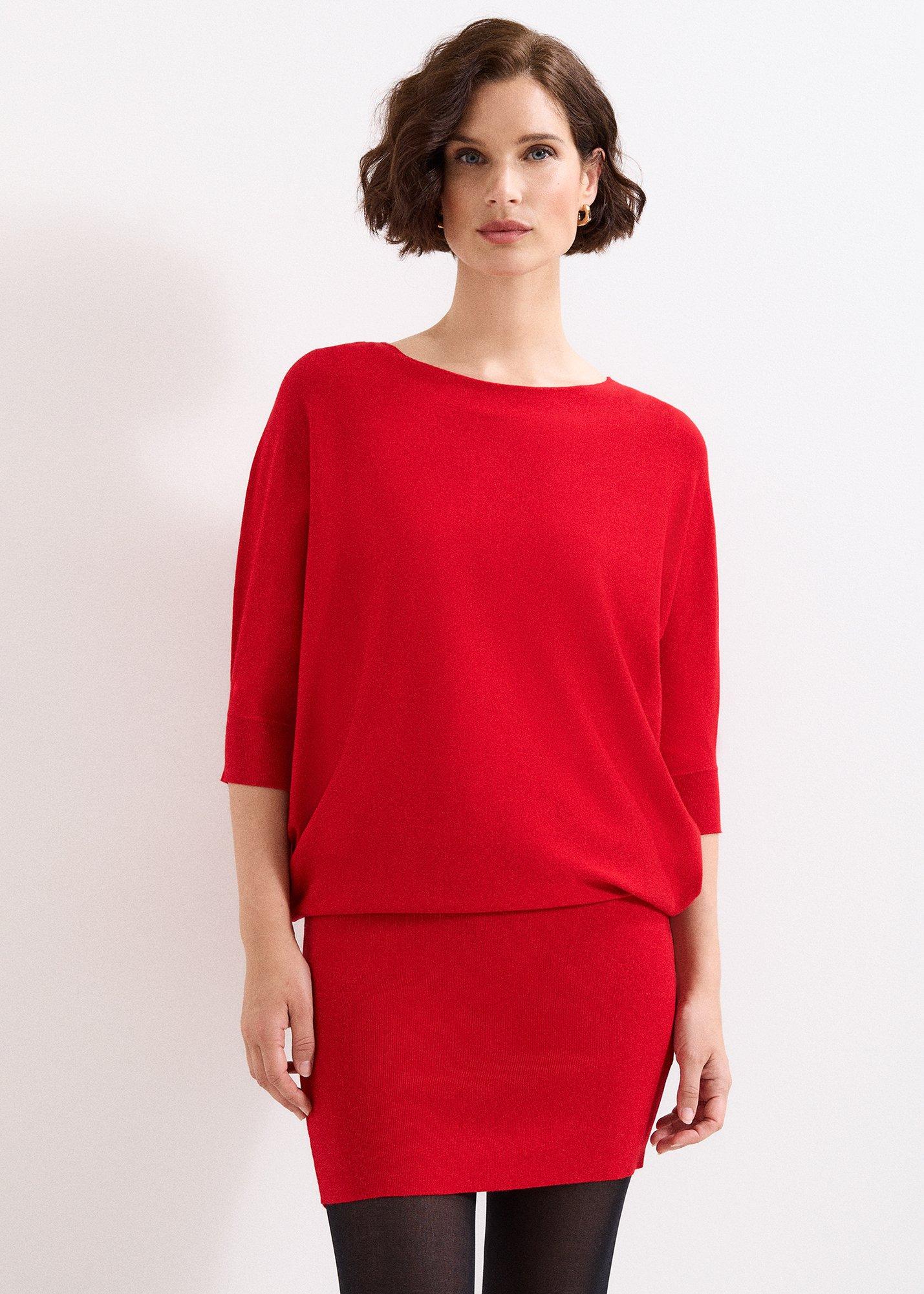 Becca Batwing Knitted Dress