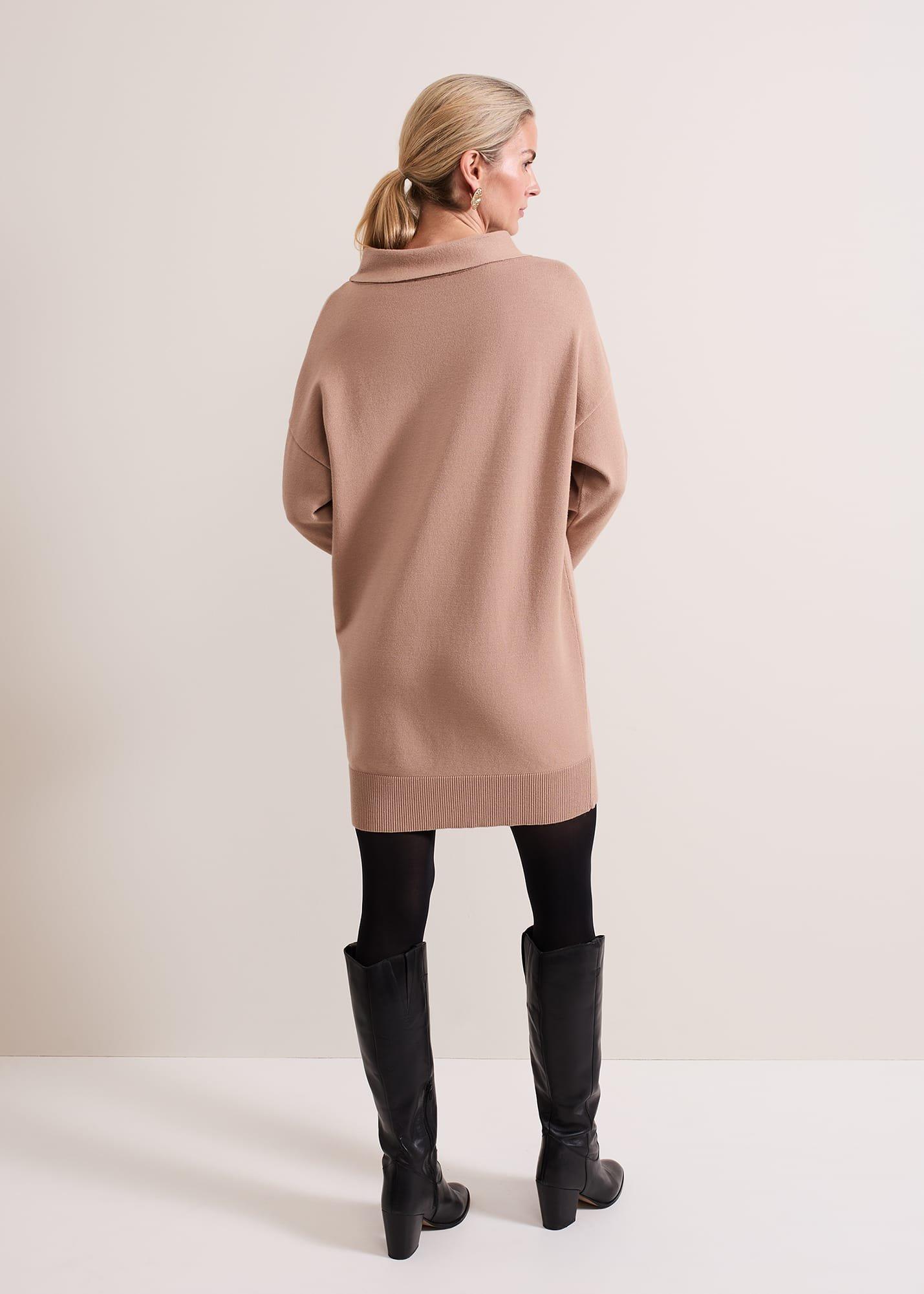 Skylar Funnel Neck Jumper Dress