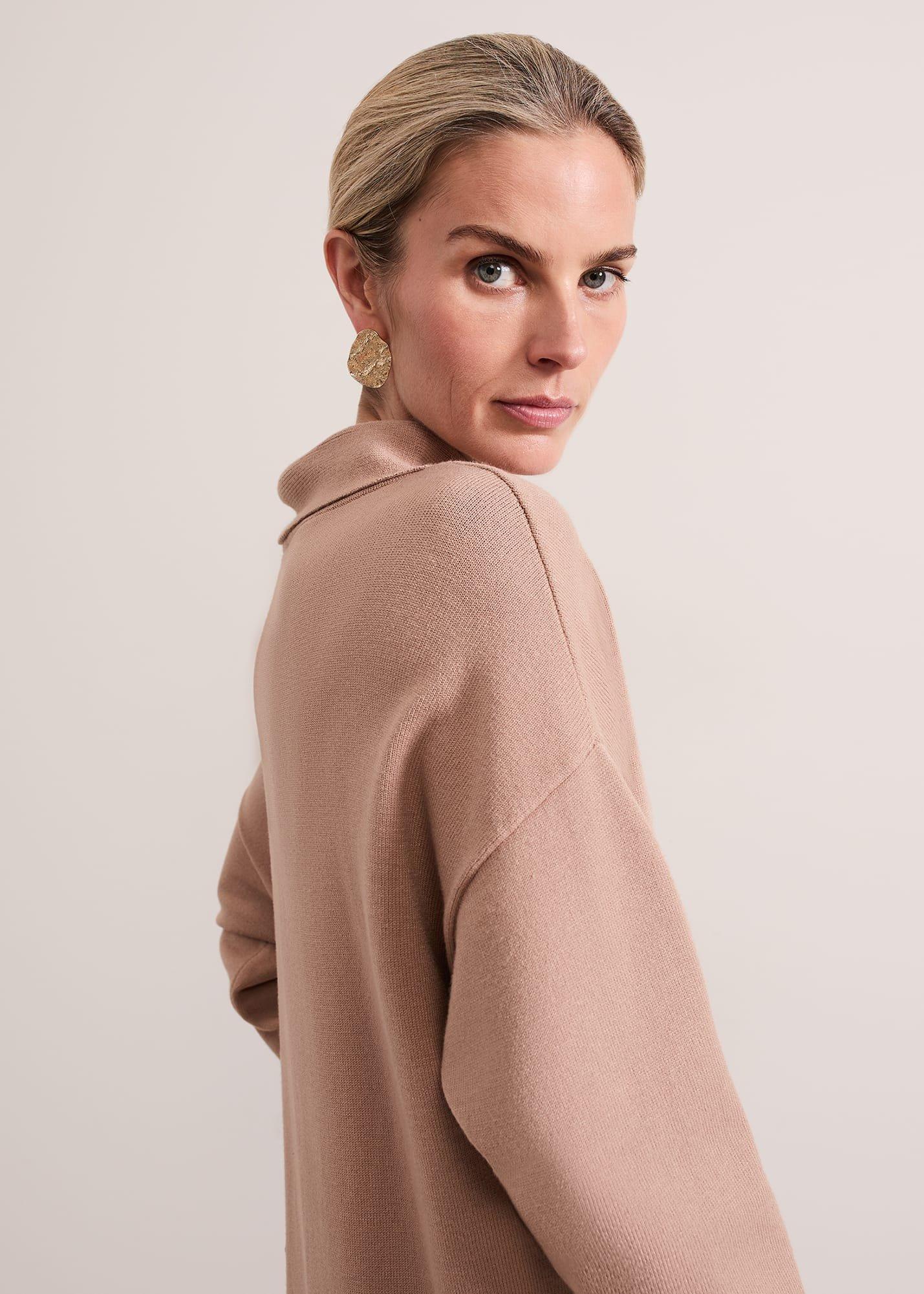 ${product-id}-Skylar Funnel Neck Jumper Dress-Camel-${view-type}