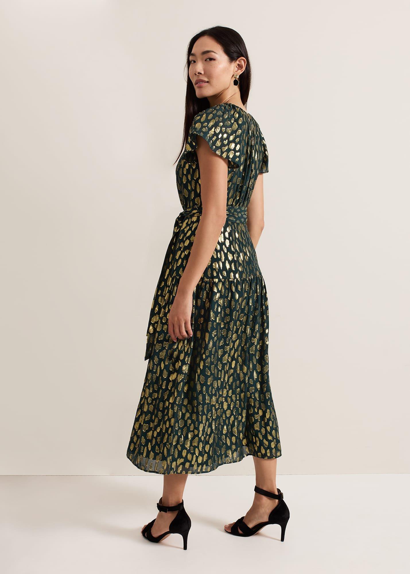 Lilani Shimmer Midi Dress