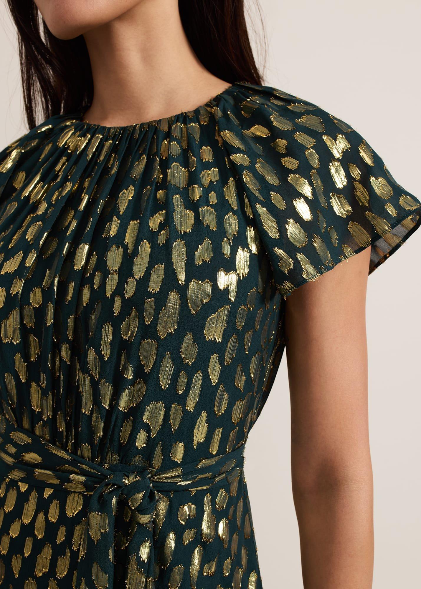 Lilani Shimmer Midi Dress