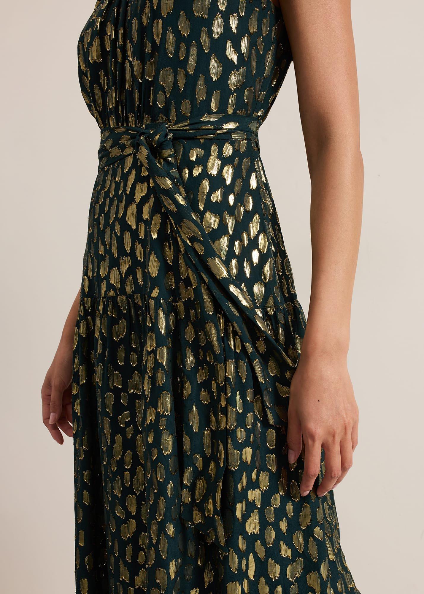 Lilani Shimmer Midi Dress