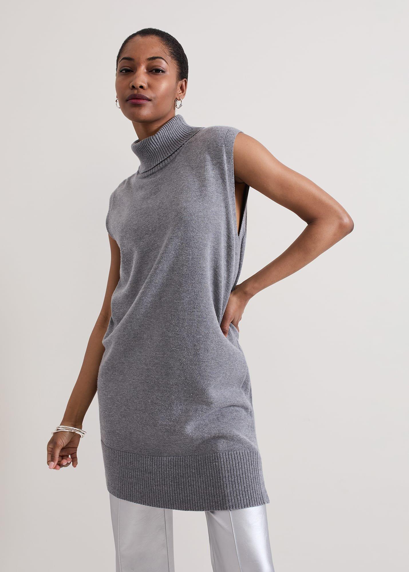 Mila Sleeveless Tabard Jumper Dress