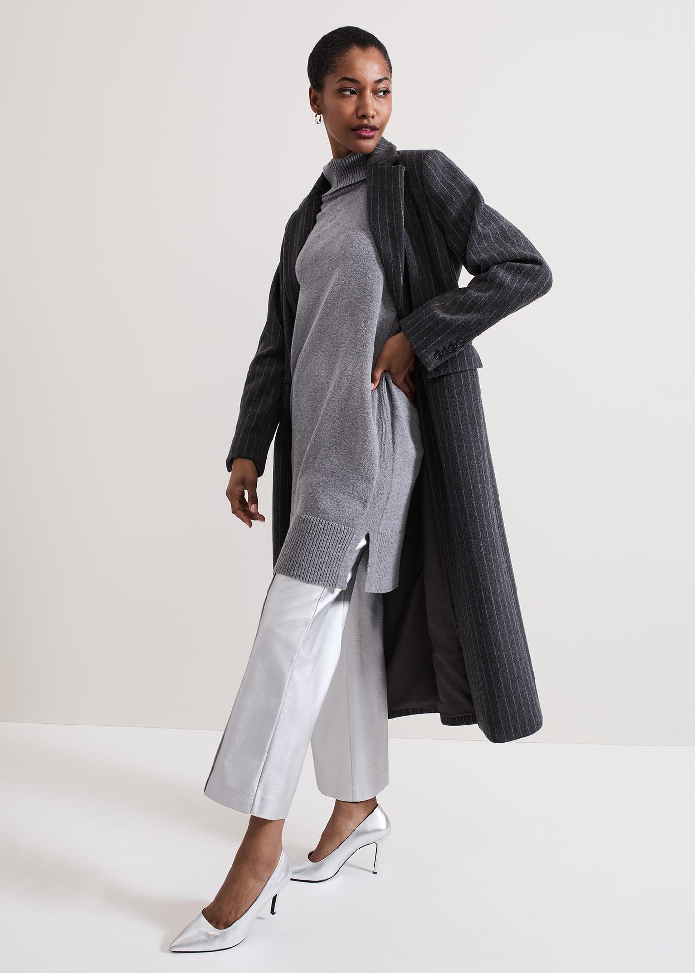 ${product-id}-Mila Sleeveless Tabard Jumper Dress-Grey-${view-type}