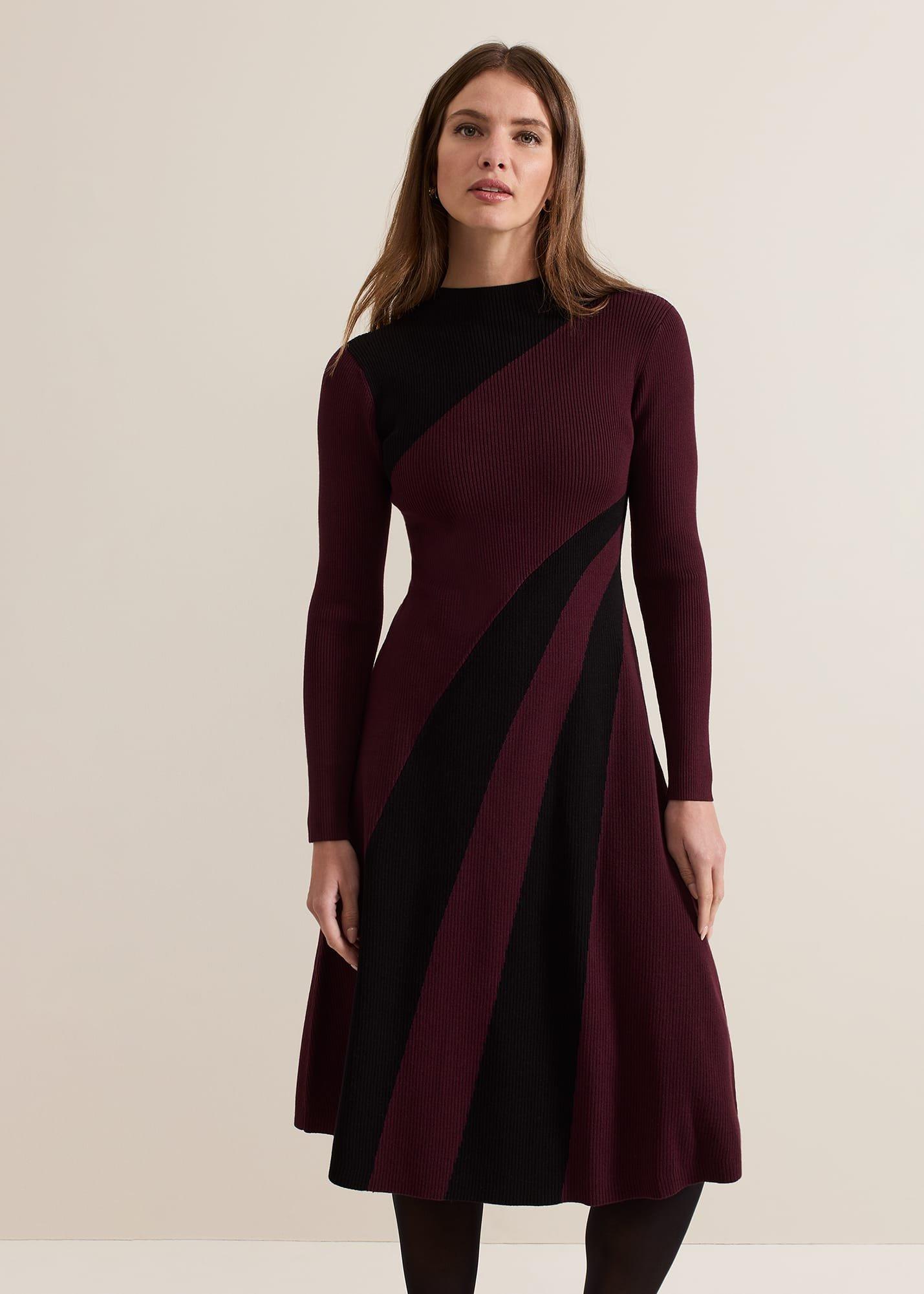 Petite Julie Fit And Flare Midi Dress