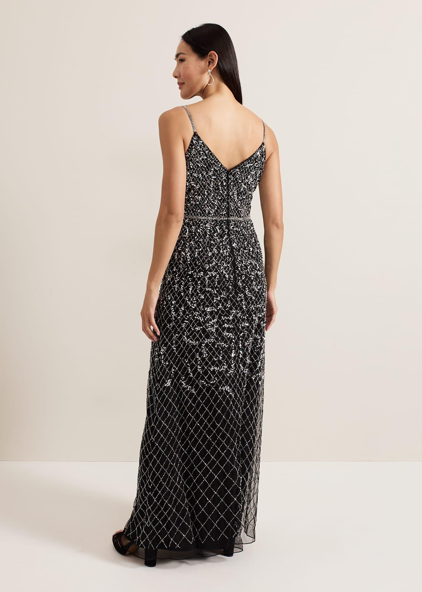 Alexia Sequin Embelished Maxi Dress