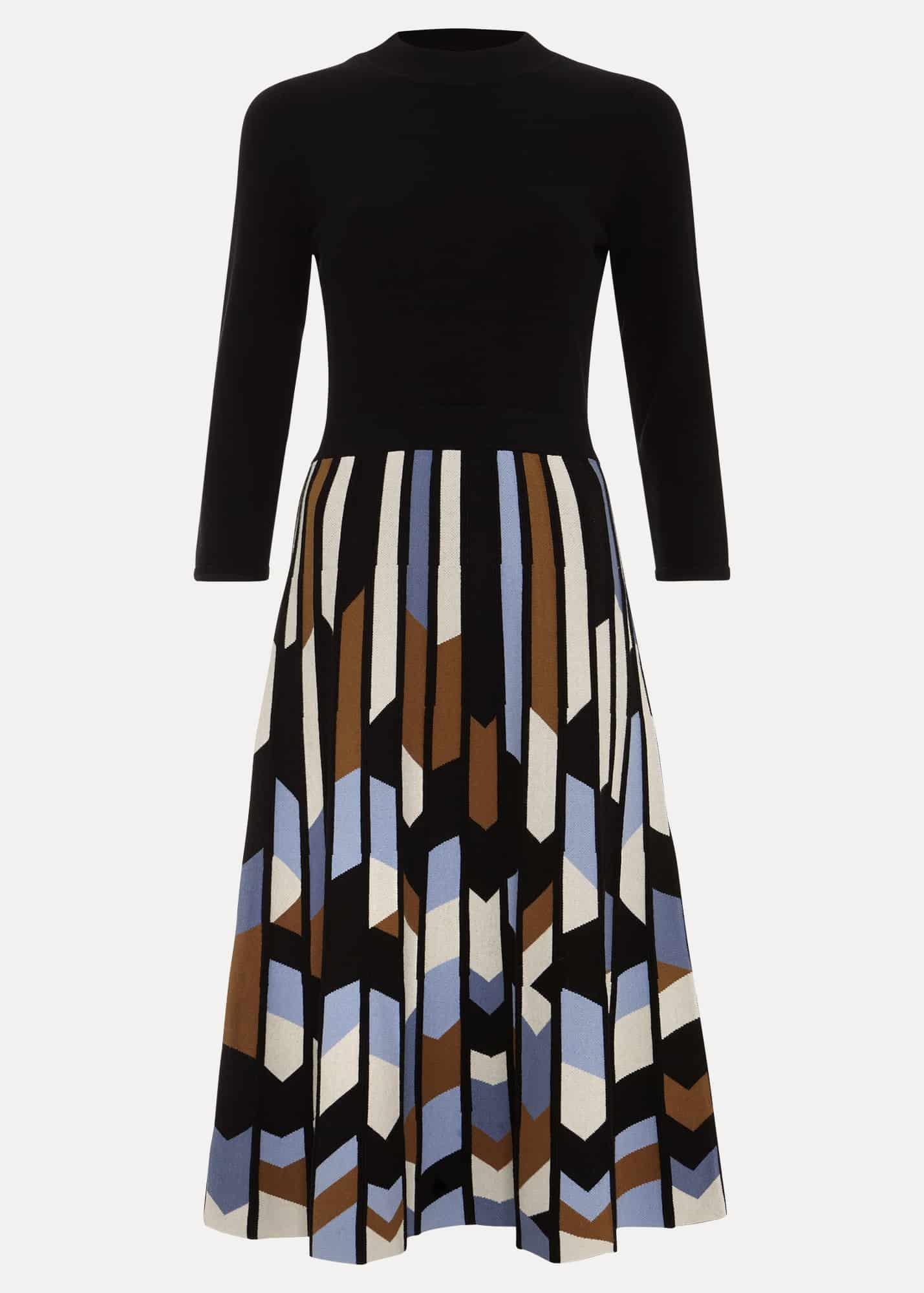 Petite Maci Pleated Sunray Midi Dress