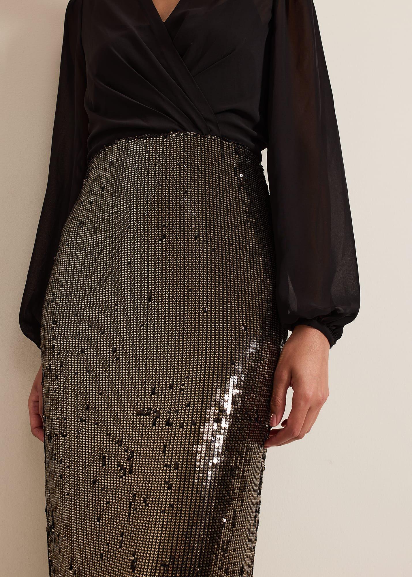 ${product-id}-Aniya Sequin Long Sleeved Maxi Dress-Black/Multi-${view-type}