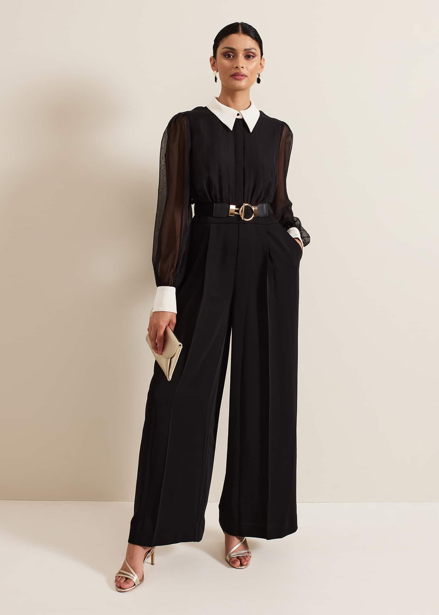 ${product-id}-Nerissa Collar Shirt Jumpsuit-Black-${view-type}