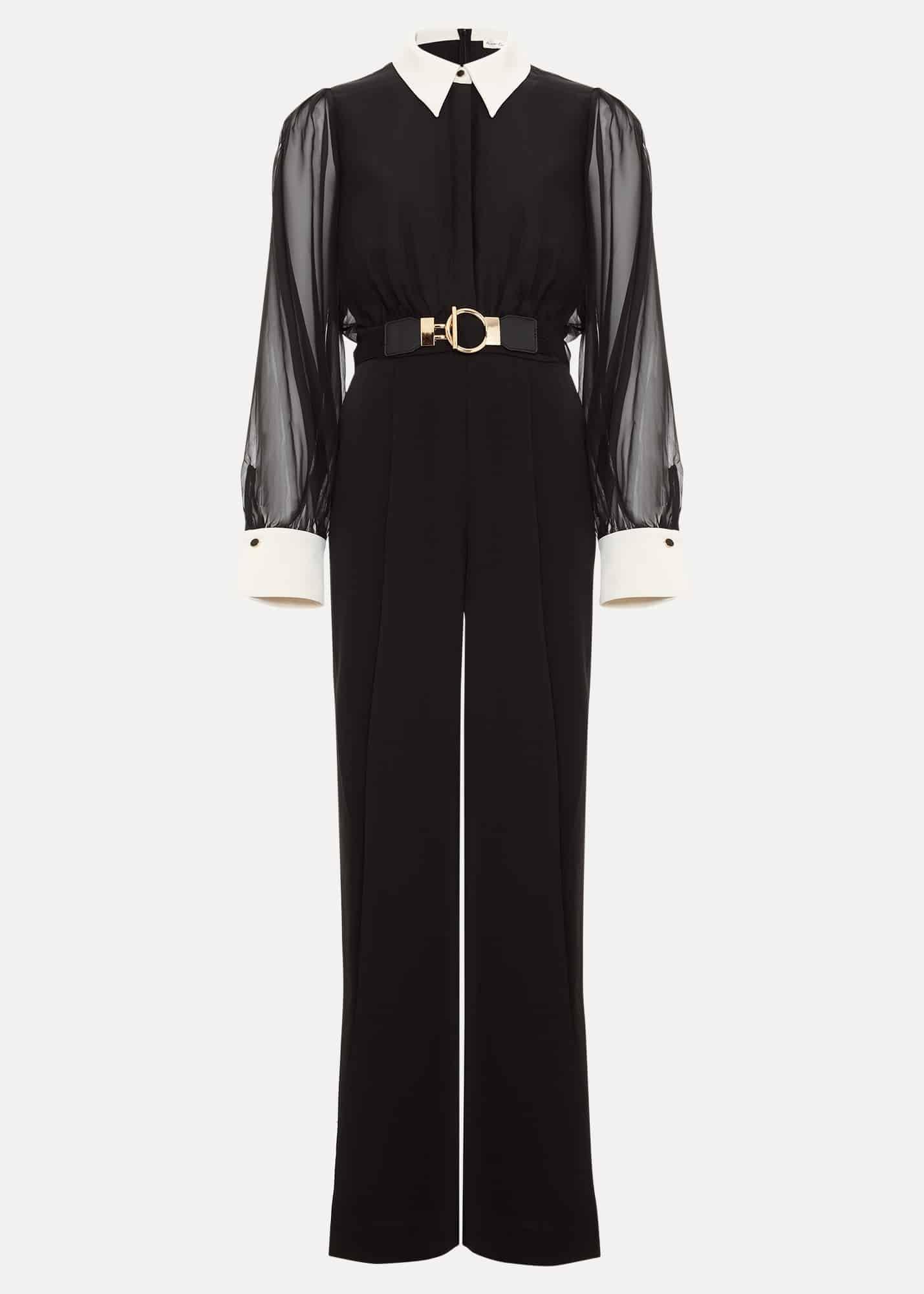 Nerissa Collar Shirt Jumpsuit